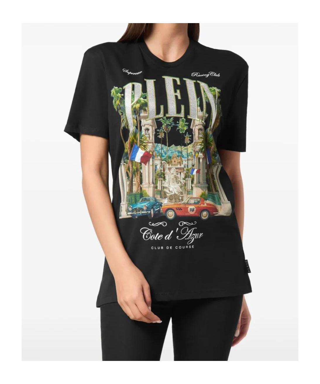 Shop Philipp Plein Sexy Pure Vintage Racing T-shirt