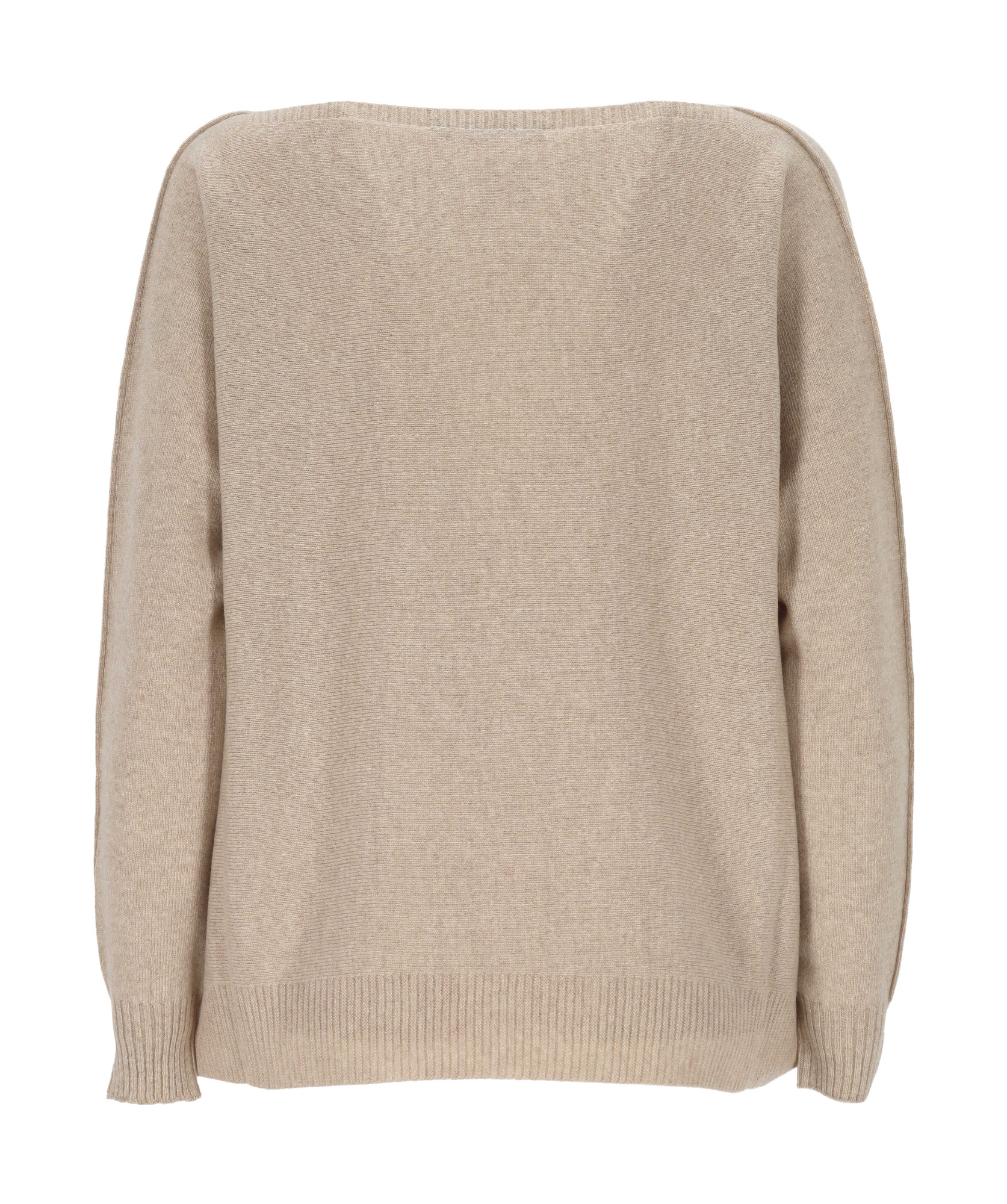 D Exterior Long-sleeved Sweater In Neutral
