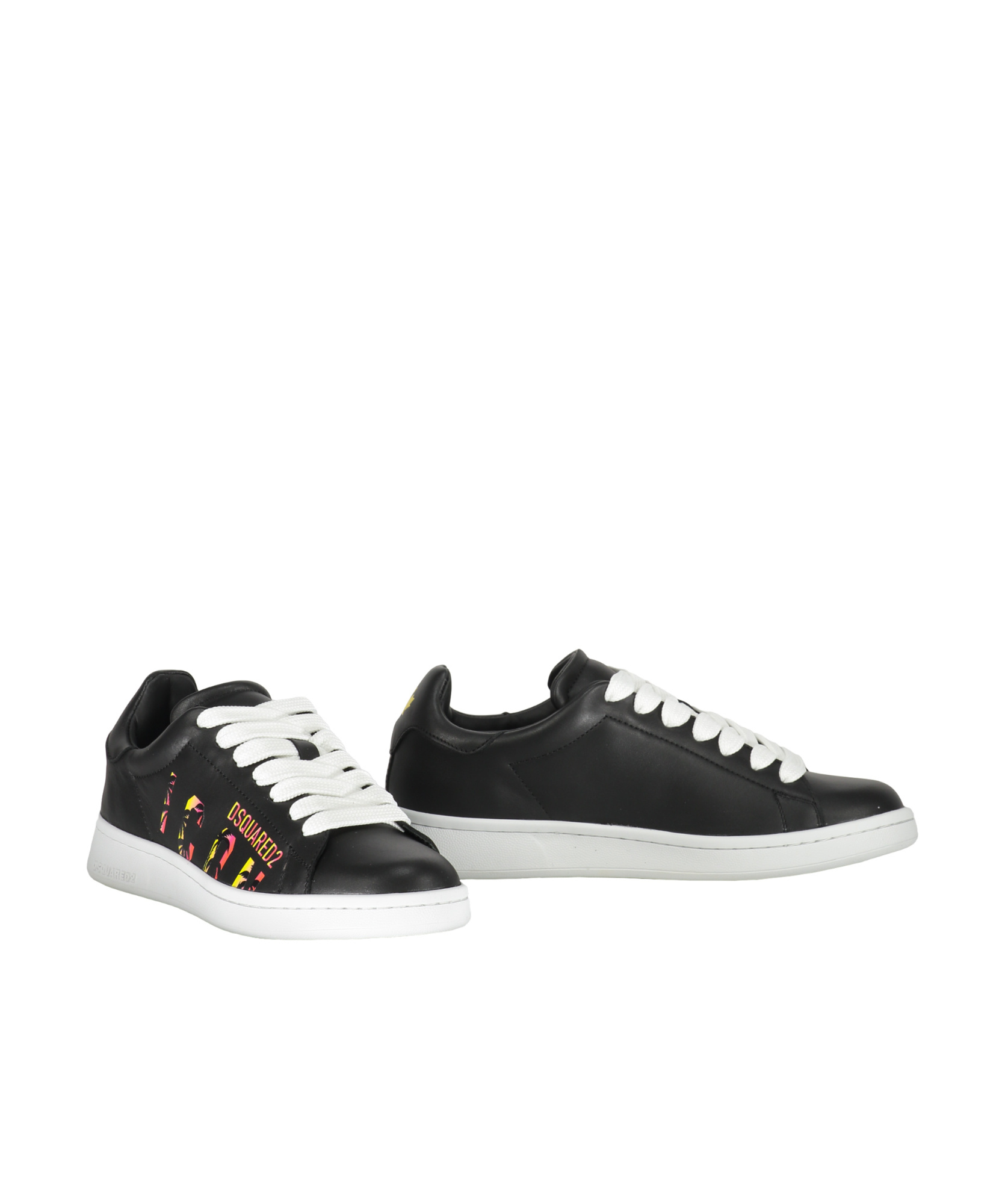 Dsquared2 Leather Low-top Sneakers In Green