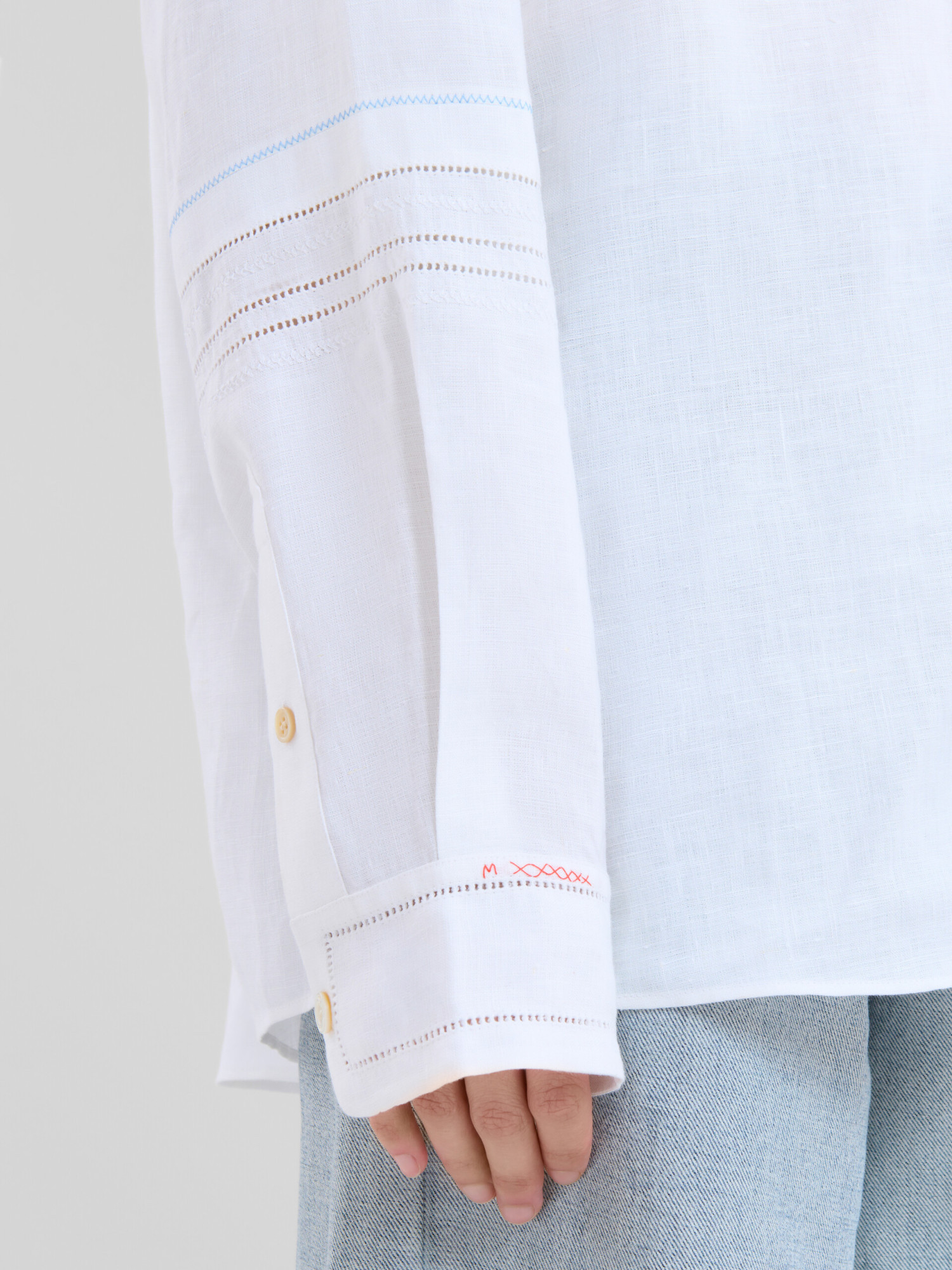 Marni Lace-embroidered Shirt In White