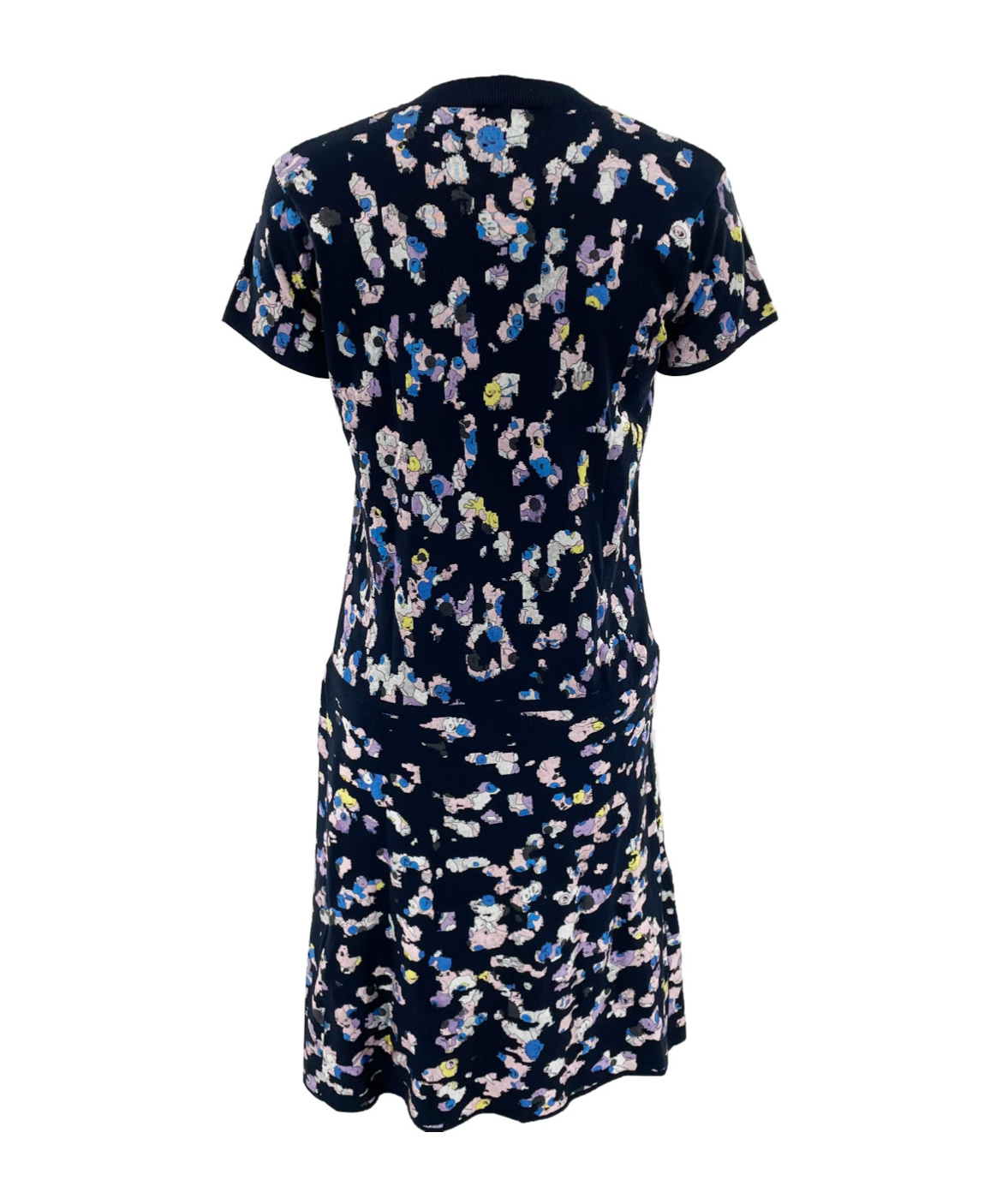 Kenzo Short Sleeve Dress In Black
