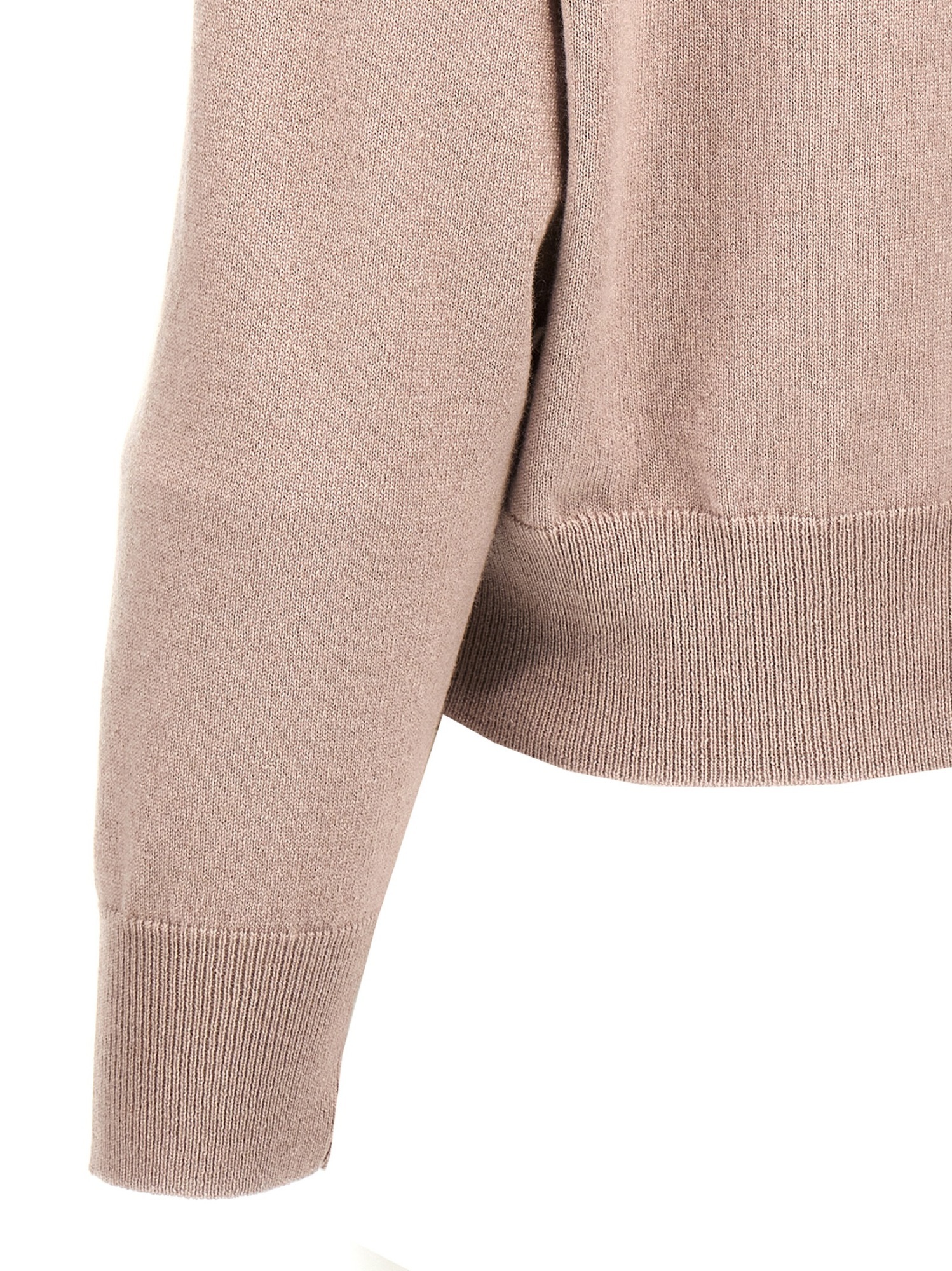 Brunello Cucinelli Boat-neck Cashmere Jumper In Nude