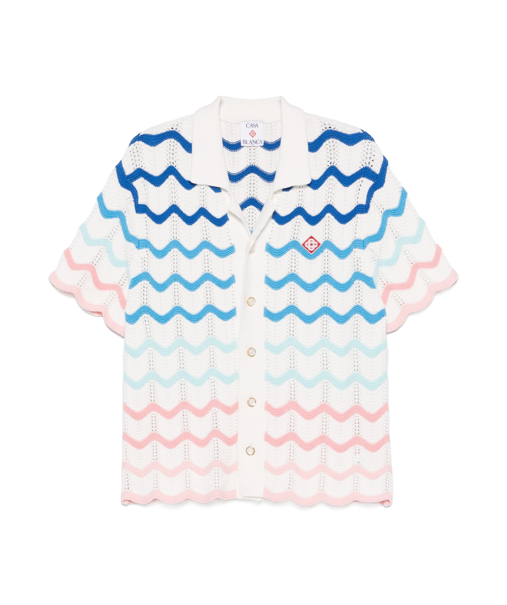 Casablanca Wave Shirt In White