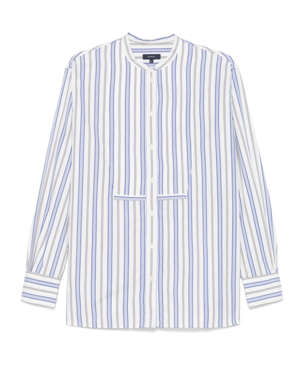 Soeur Embroidered Poplin Darren Oversize Shirt