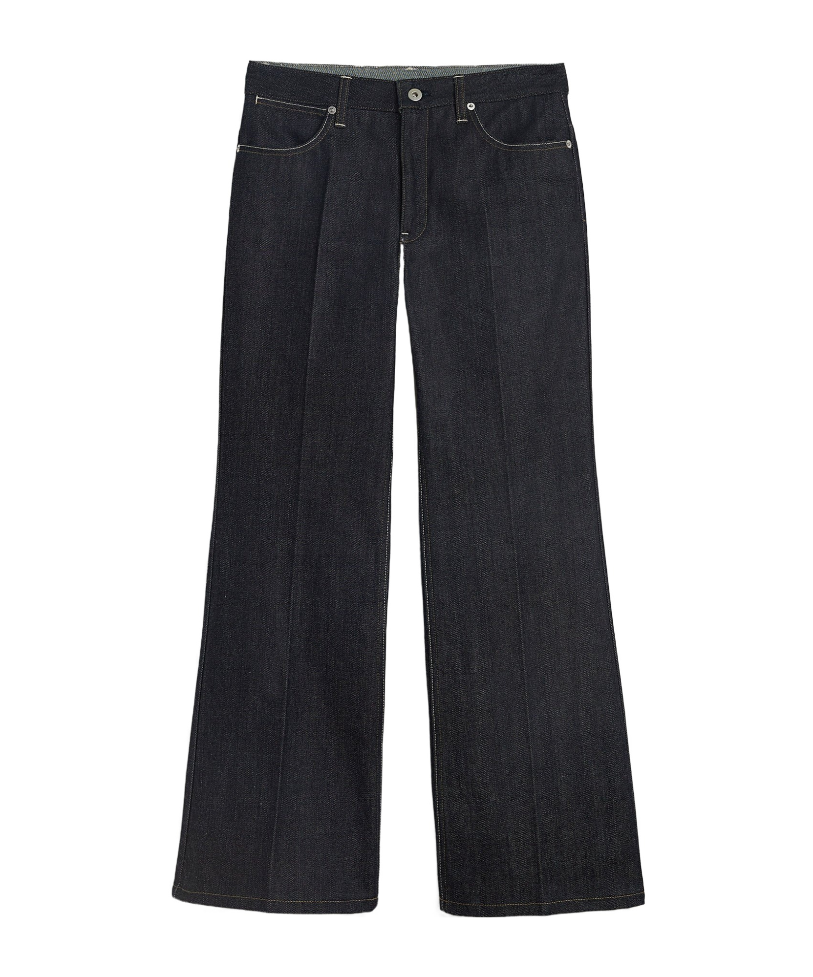Shop Jil Sander Flared Jeans In Black