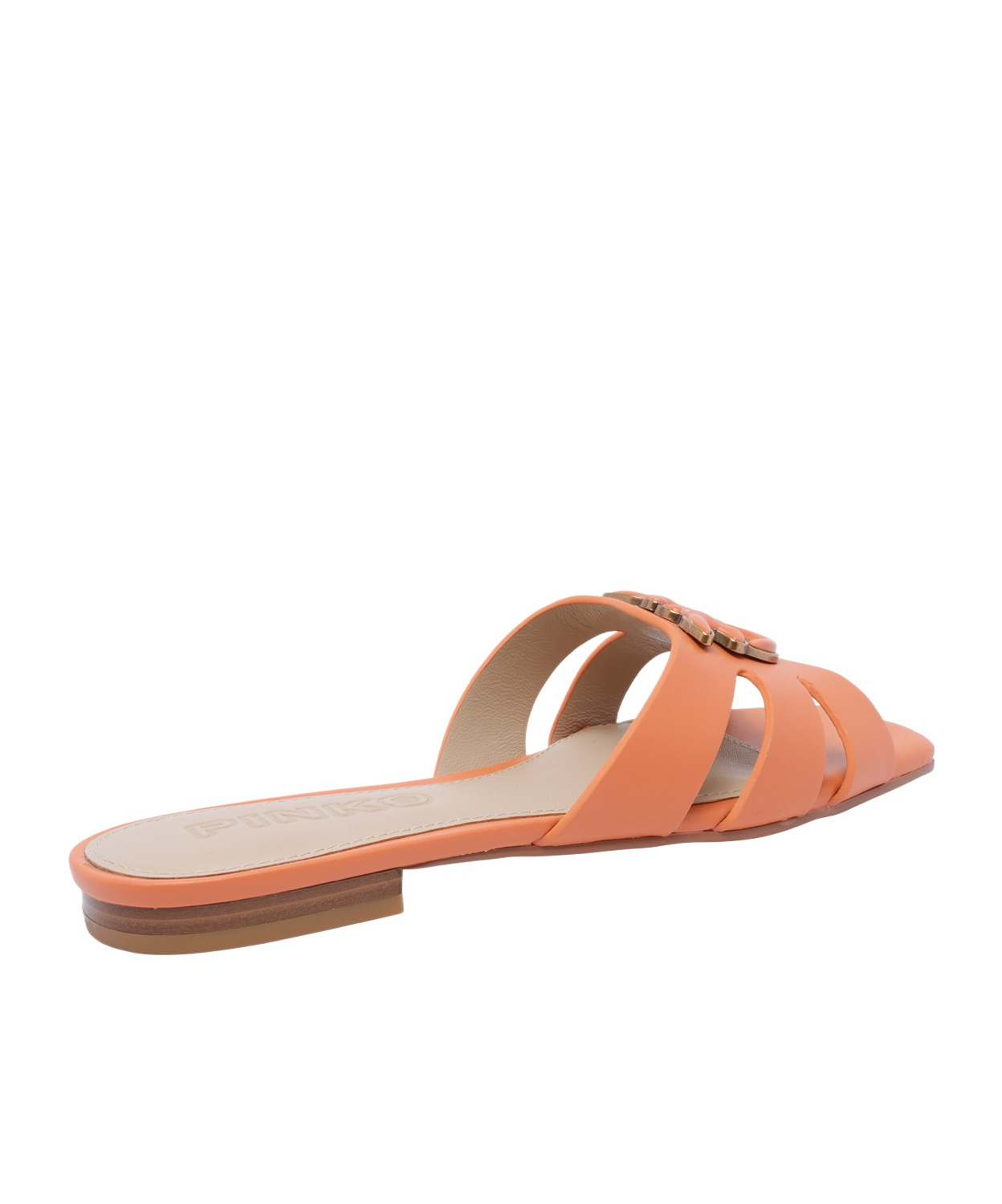 Shop Pinko Marli Slides In Pink