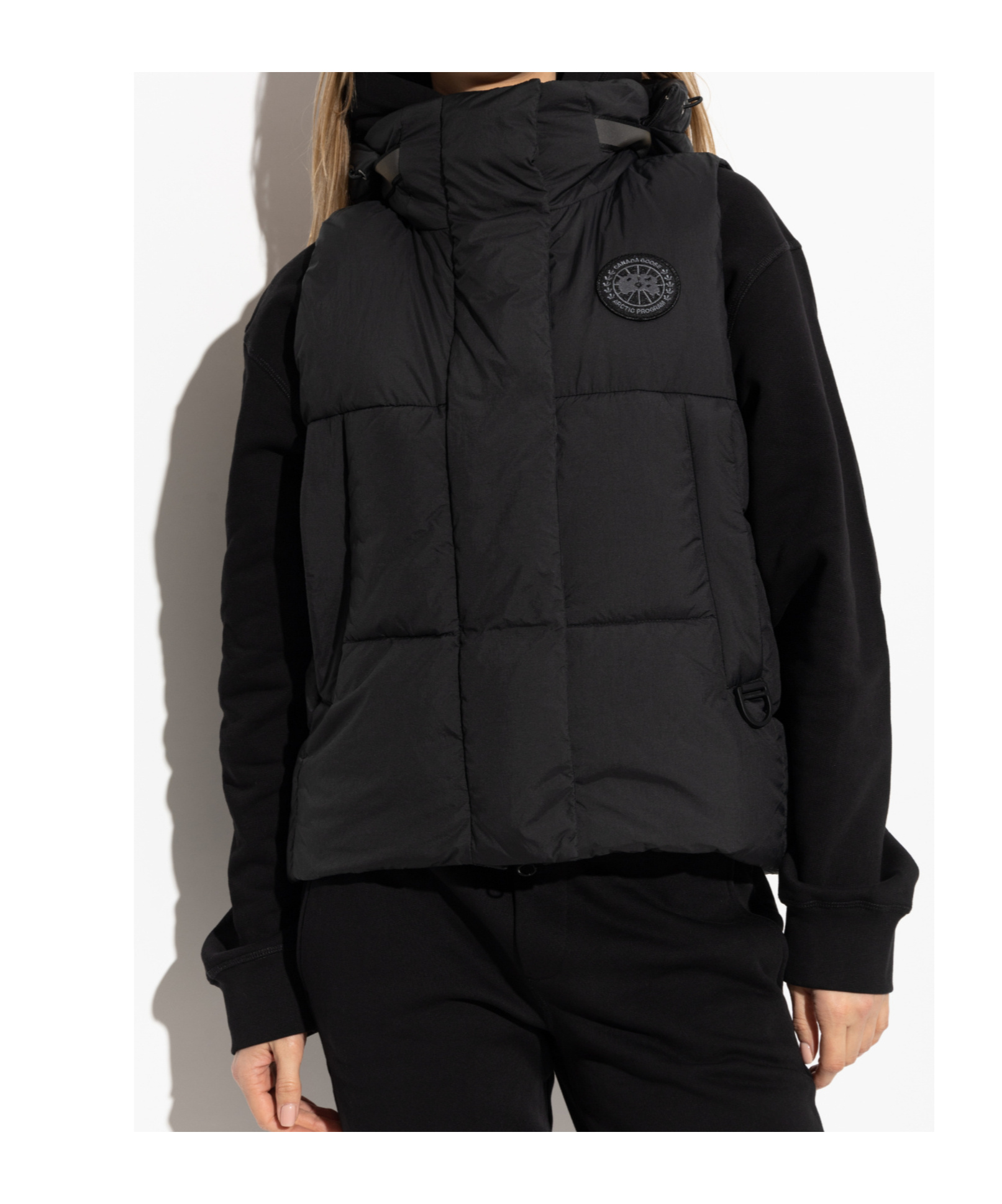 Canada Goose Weste Mit Logo-patch In Black