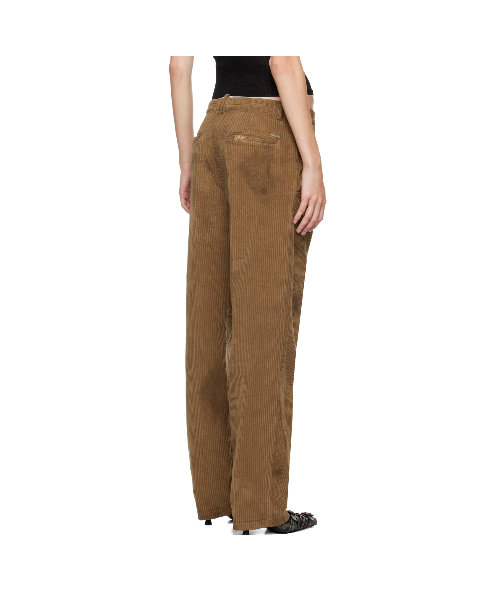 Dsquared2 Belt-loop Casual Pants In Brown