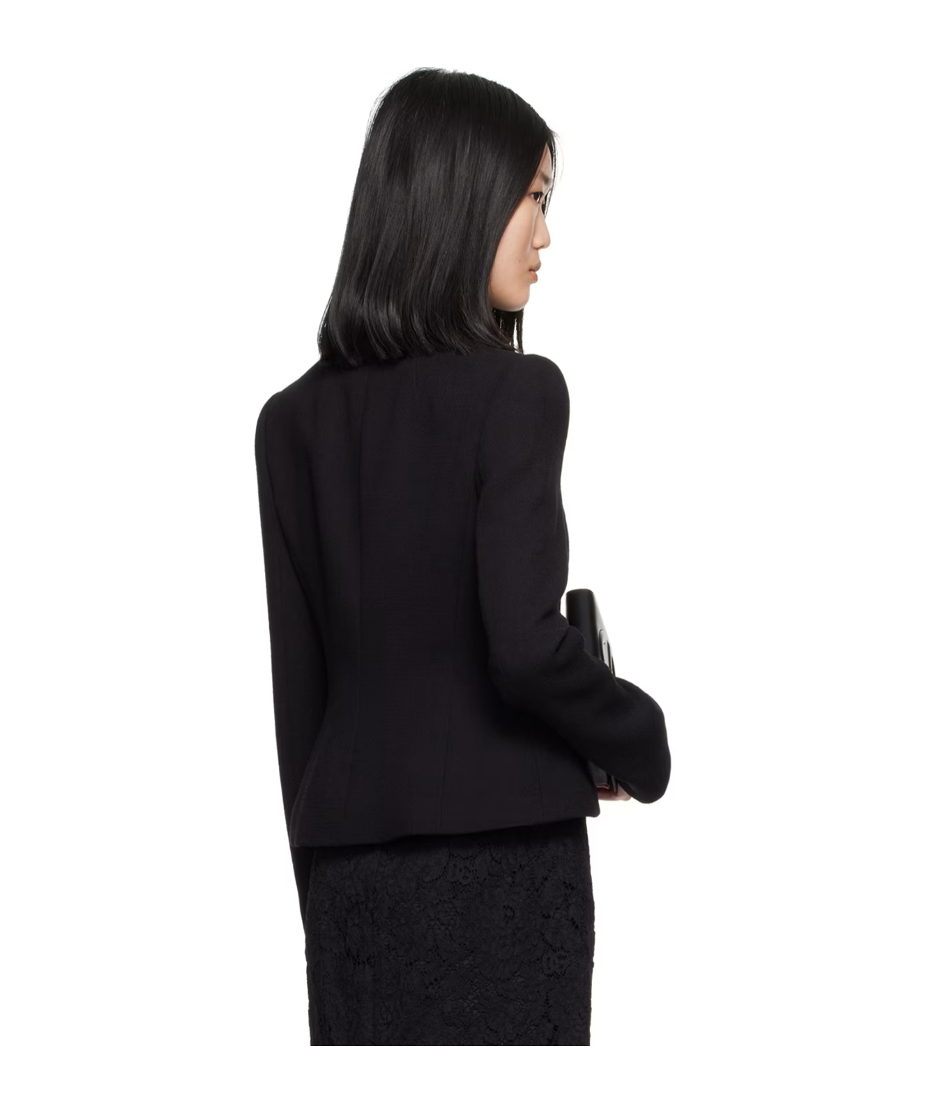 Dolce & Gabbana Single-breasted Wool Blazer In Black