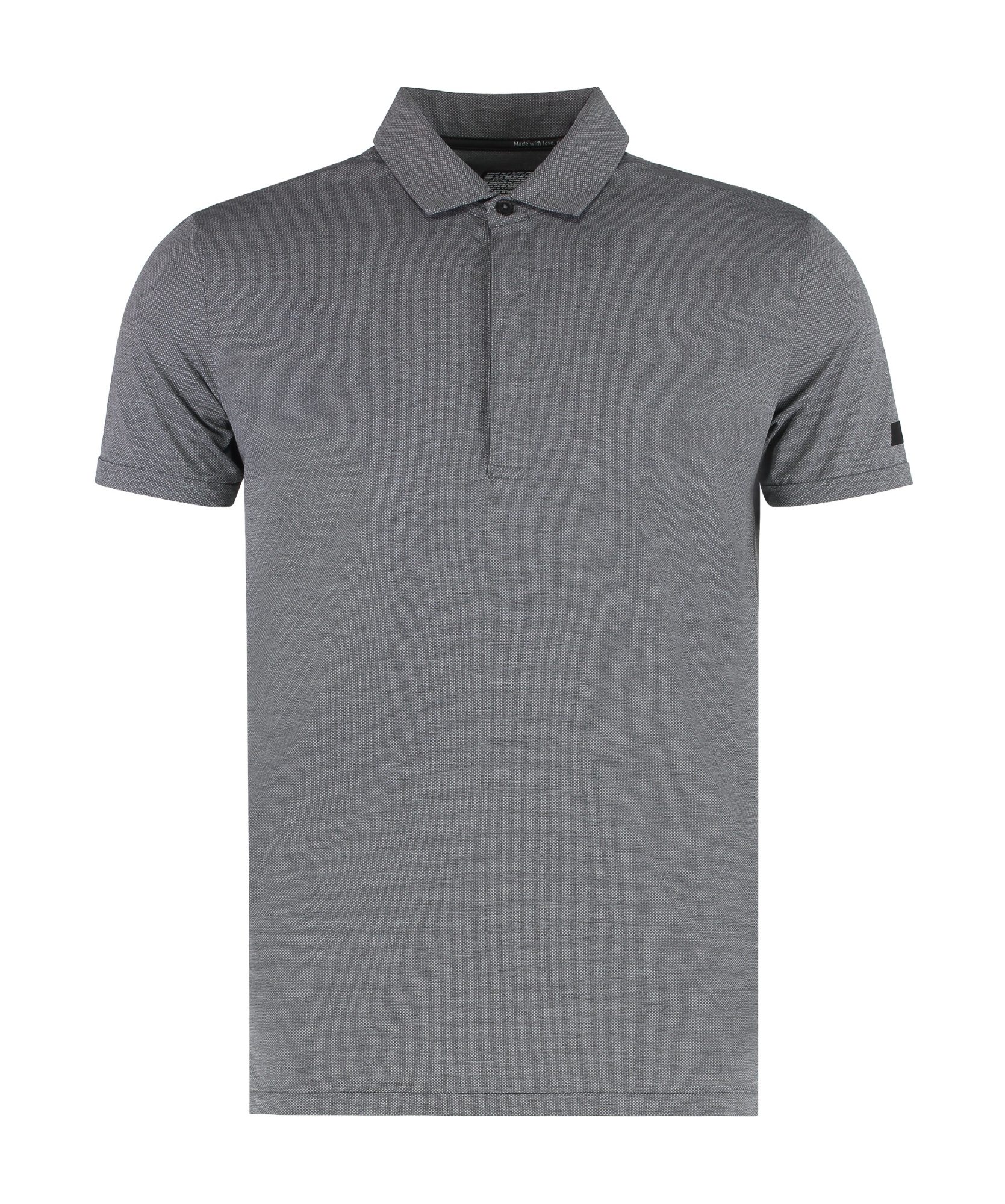 Rrd Summer Technical Oxford Fabric Polo Shirt In Gray