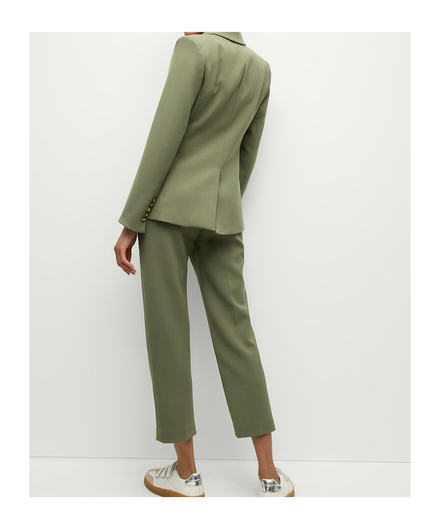 Veronica Beard Long-sleeved Suit Coat In Green