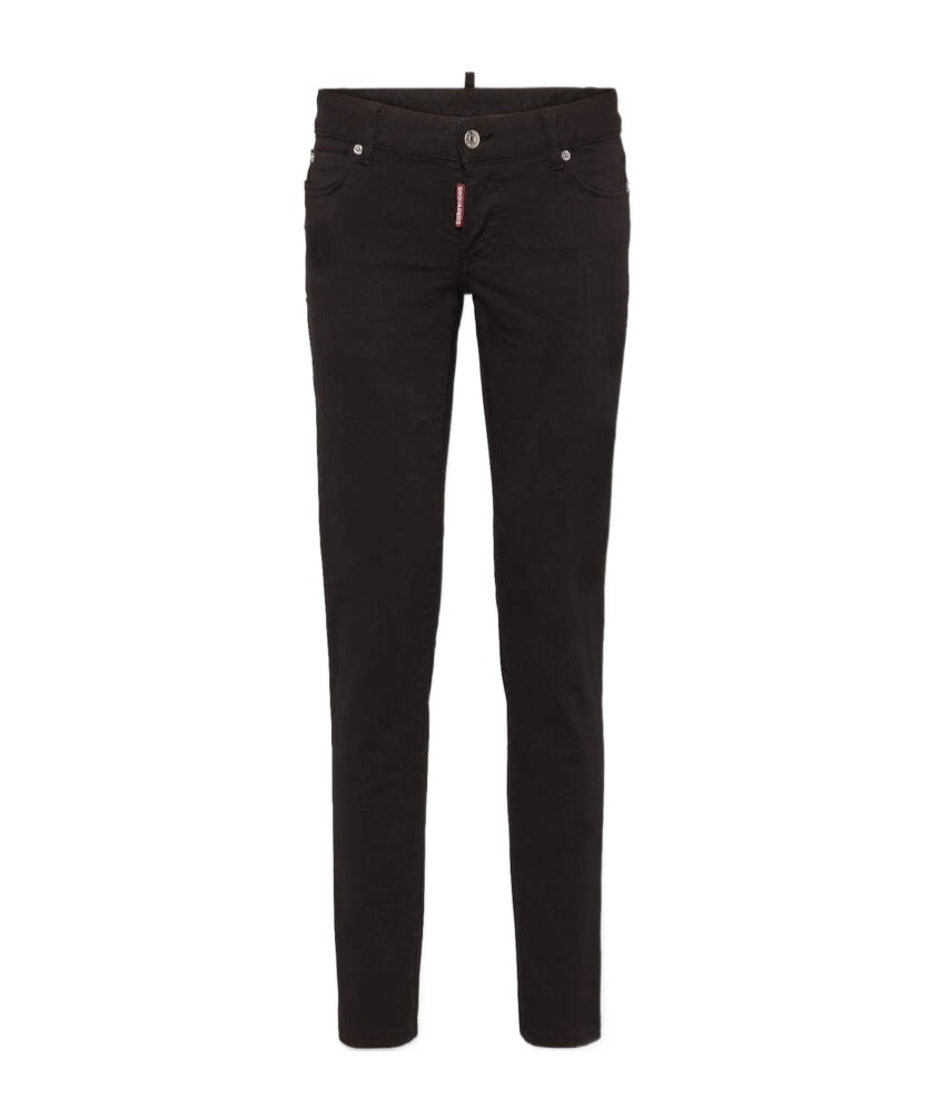 Dsquared2 Belt-loop Jeans In Black