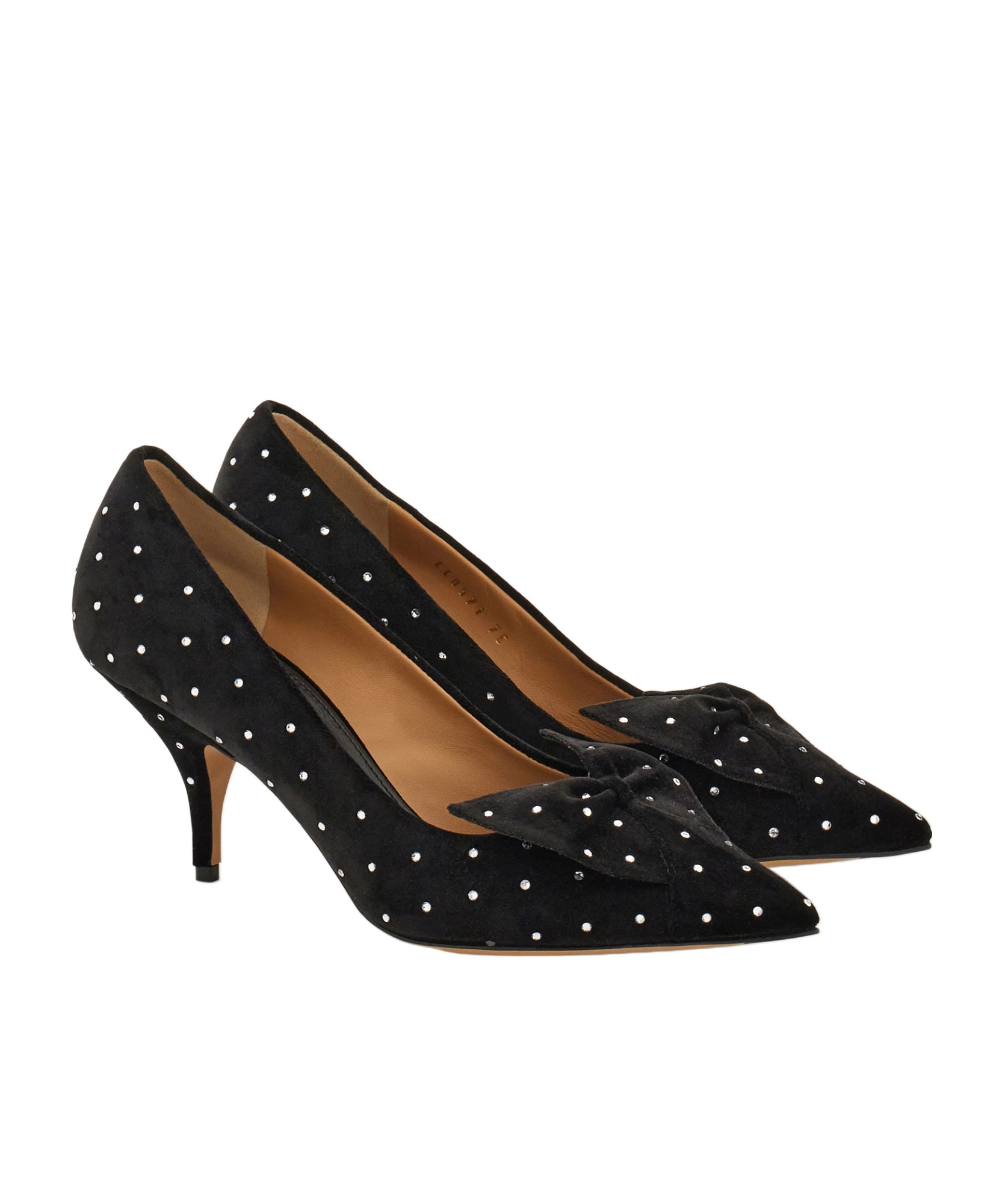 Ferragamo Pointed Pump With Soft Bow In Black