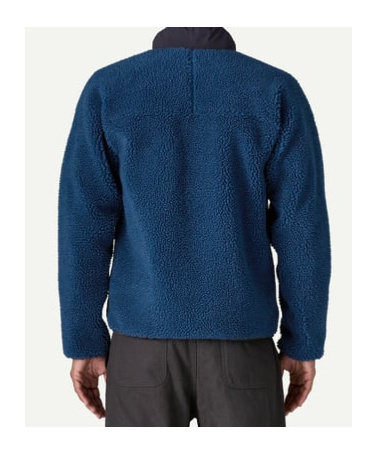 Patagonia Retro-x Jacket With Zip Chest Pocket In Blue