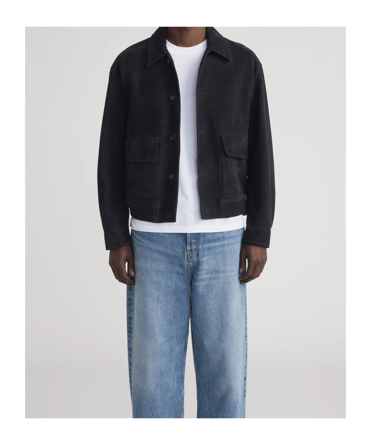 Frame Suede Blouson In Multi