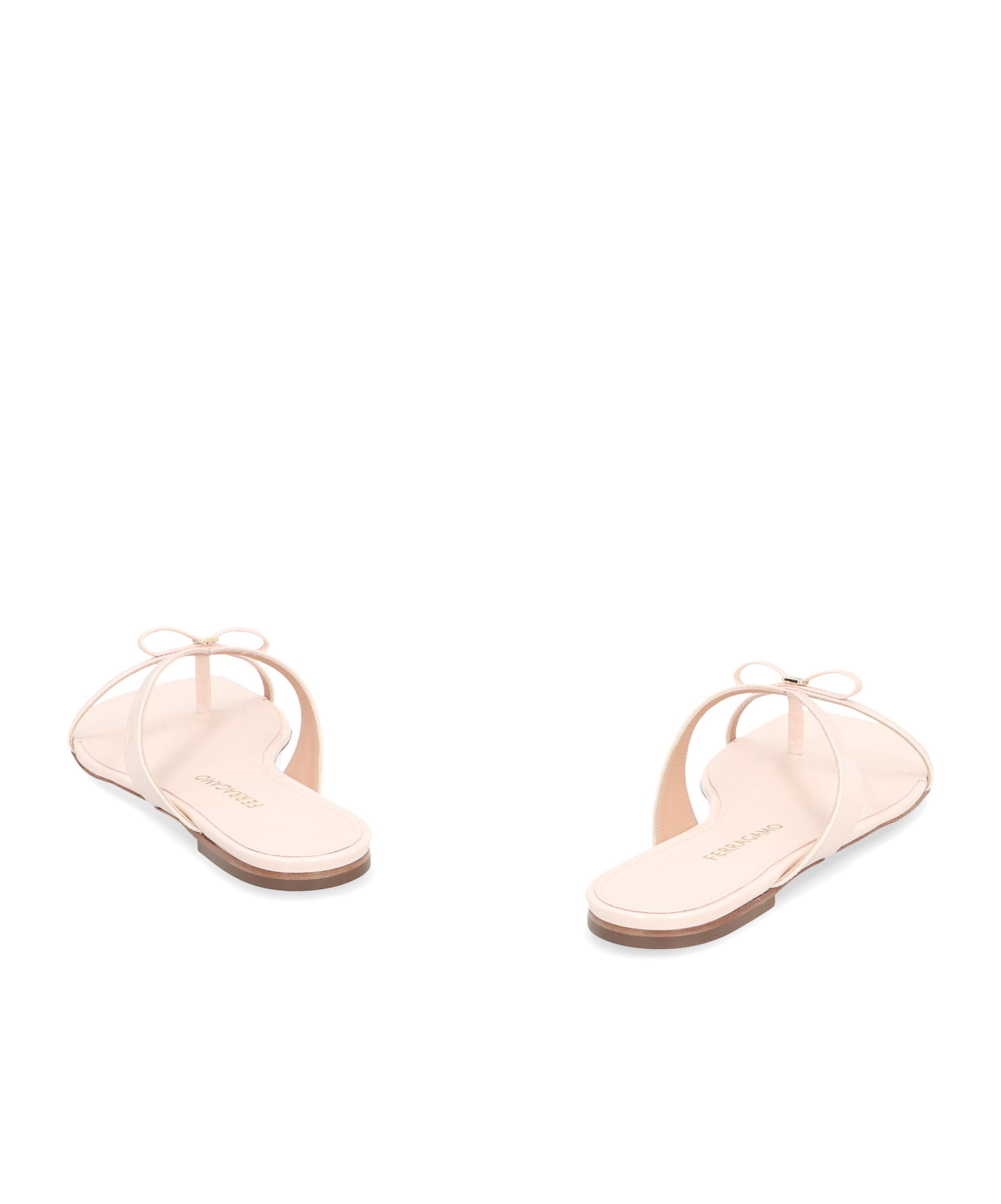 Ferragamo Mini Bow Flip Flops