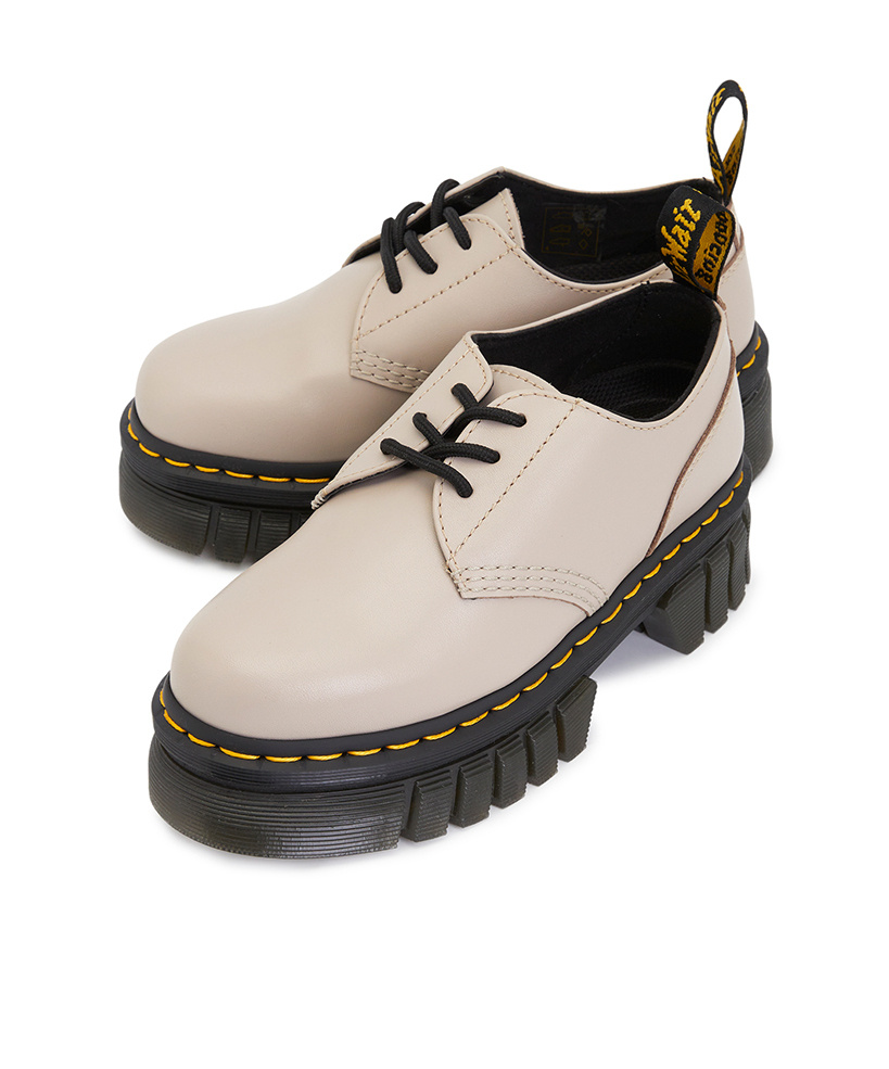 Dr. Martens' Round Head Loafer Shoes In Nude