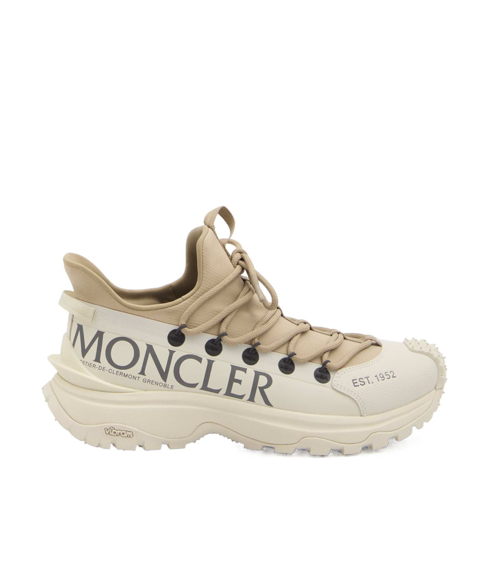 Moncler Lite 2 Trailgrip Sneakers With Vibram Sole In White