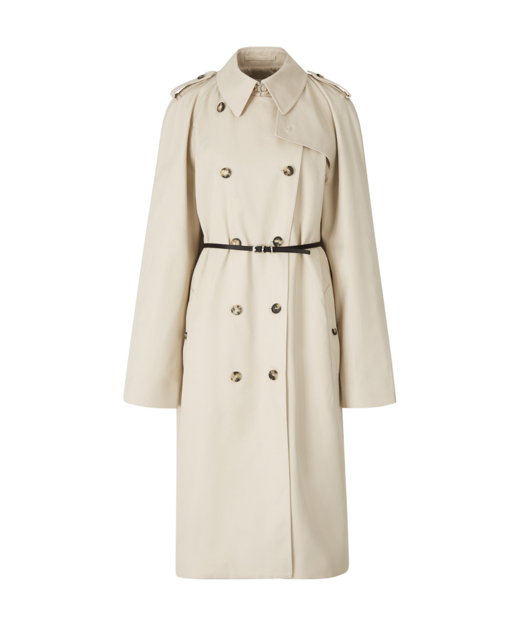 Givenchy Double-breasted Trench Coat In White