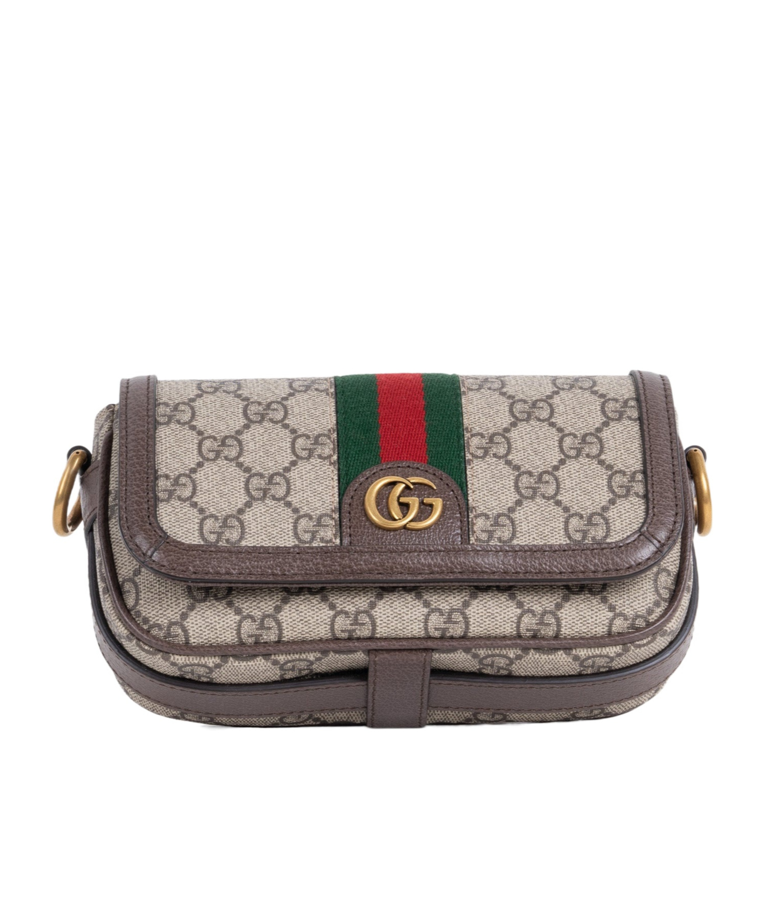 Gucci Ophidia Series Ultra-mini Shoulder Backpack In Gray