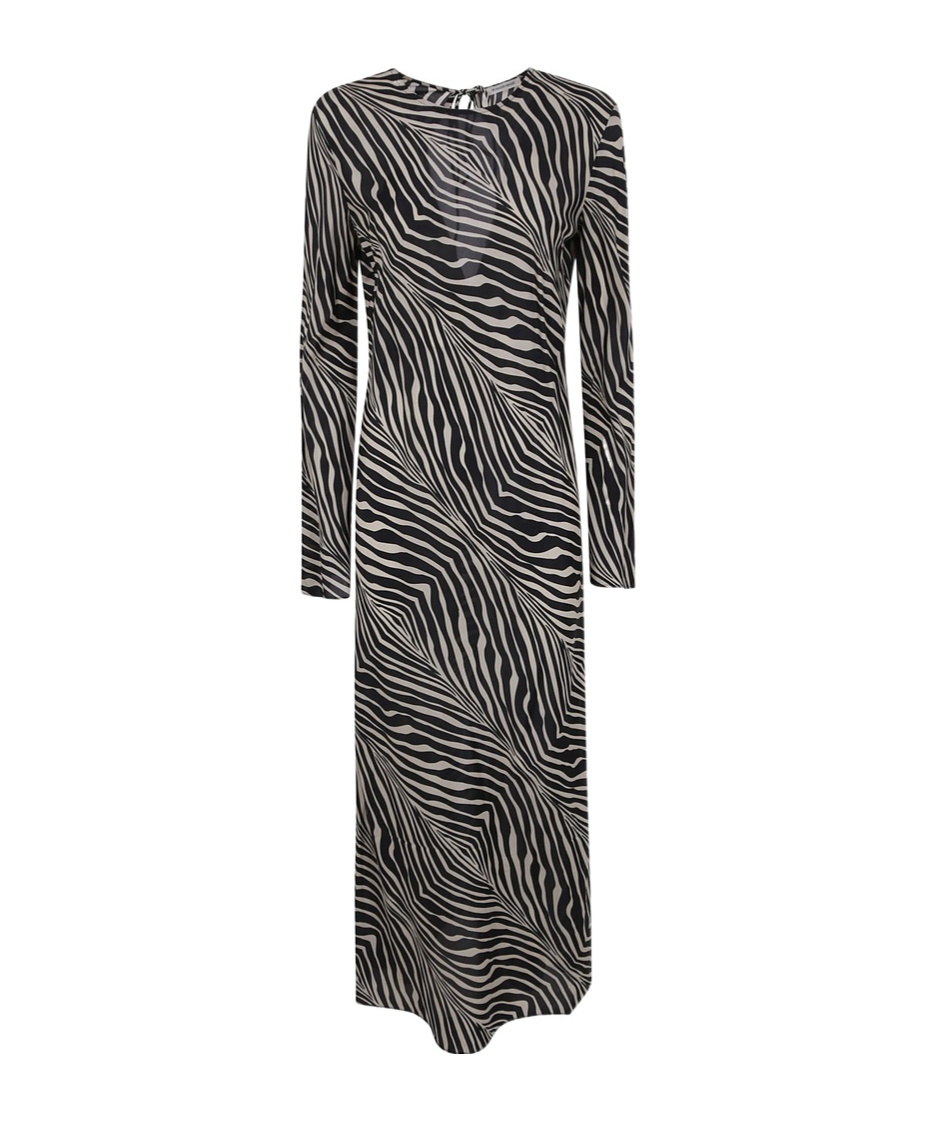 By Malene Birger Long-sleeved Dress In Black