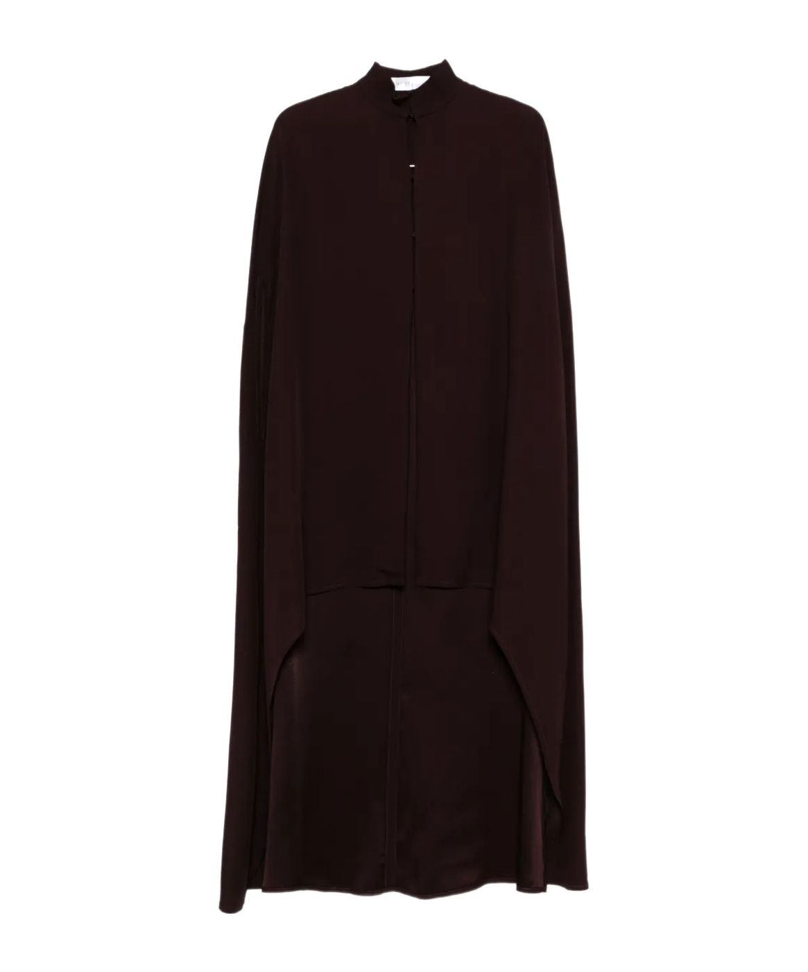 Raquel Diniz High-necked Cape In Black