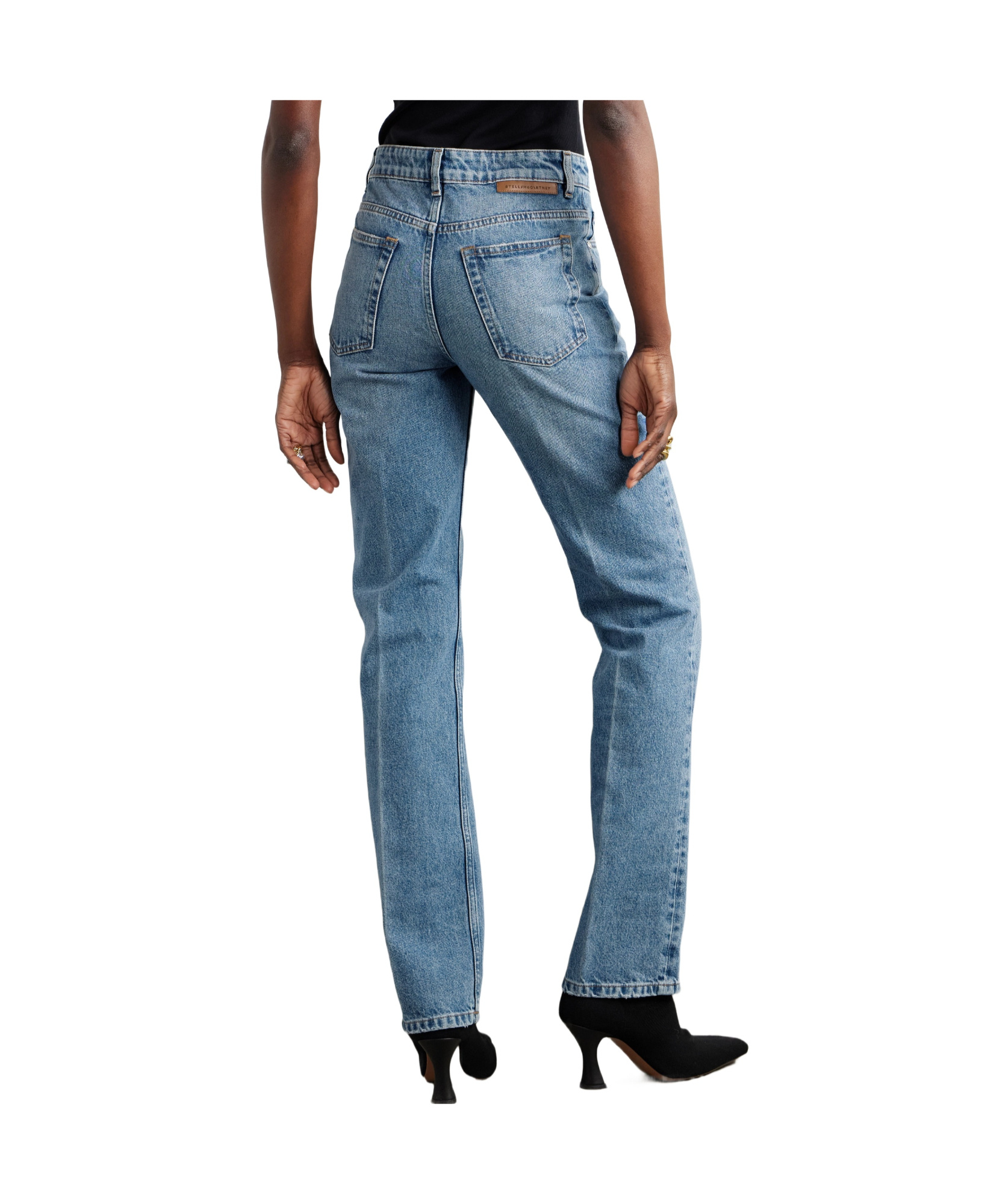 Stella Mccartney Straight Jeans In Blue