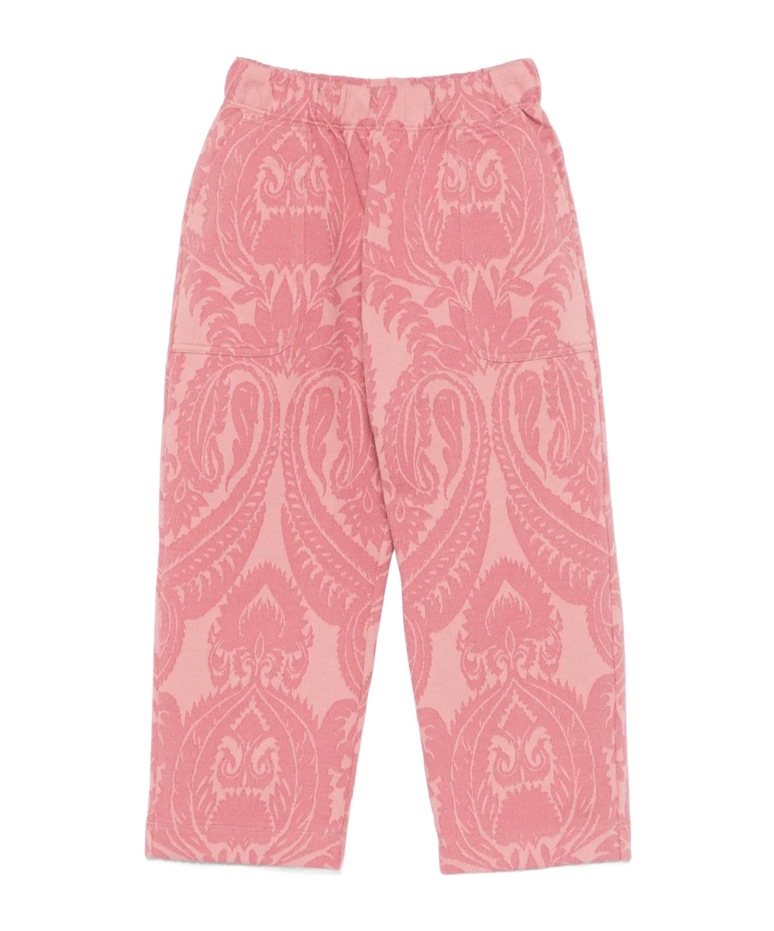 ETRO PATTERNED-JACQUARD TROUSERS