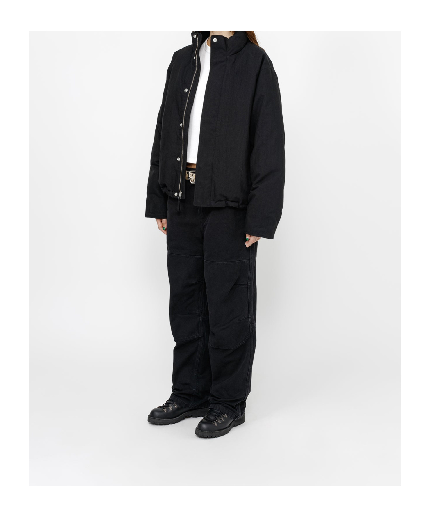 Stussy Belt-loop Trousers In Black