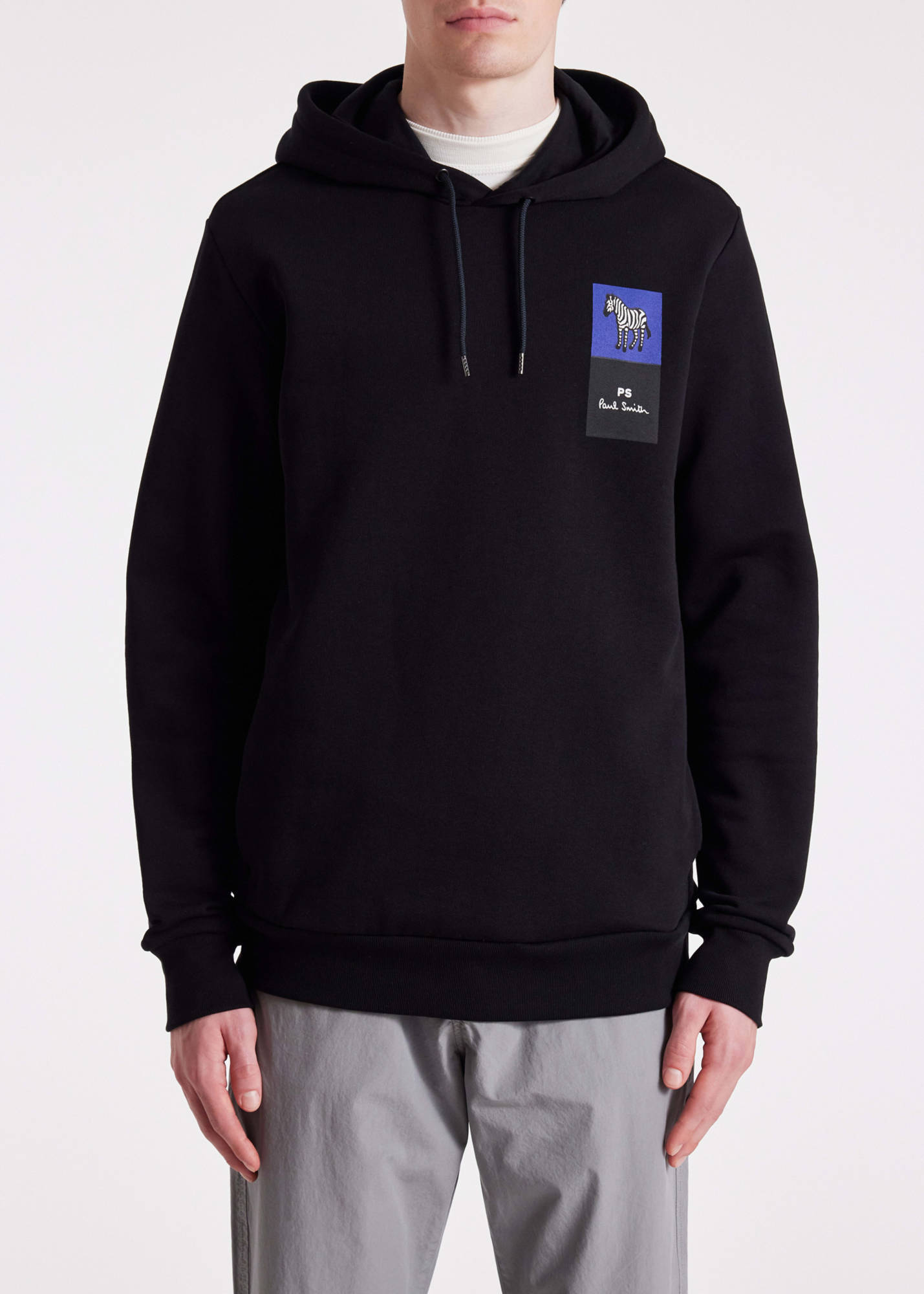 Ps By Paul Smith Ps Paul Smith "zebra" Sweatshirt In Black