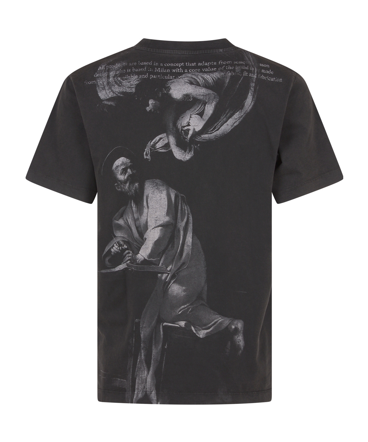 Off-white Graphic Brush Arrow Print T-shirt And Vest In Multi