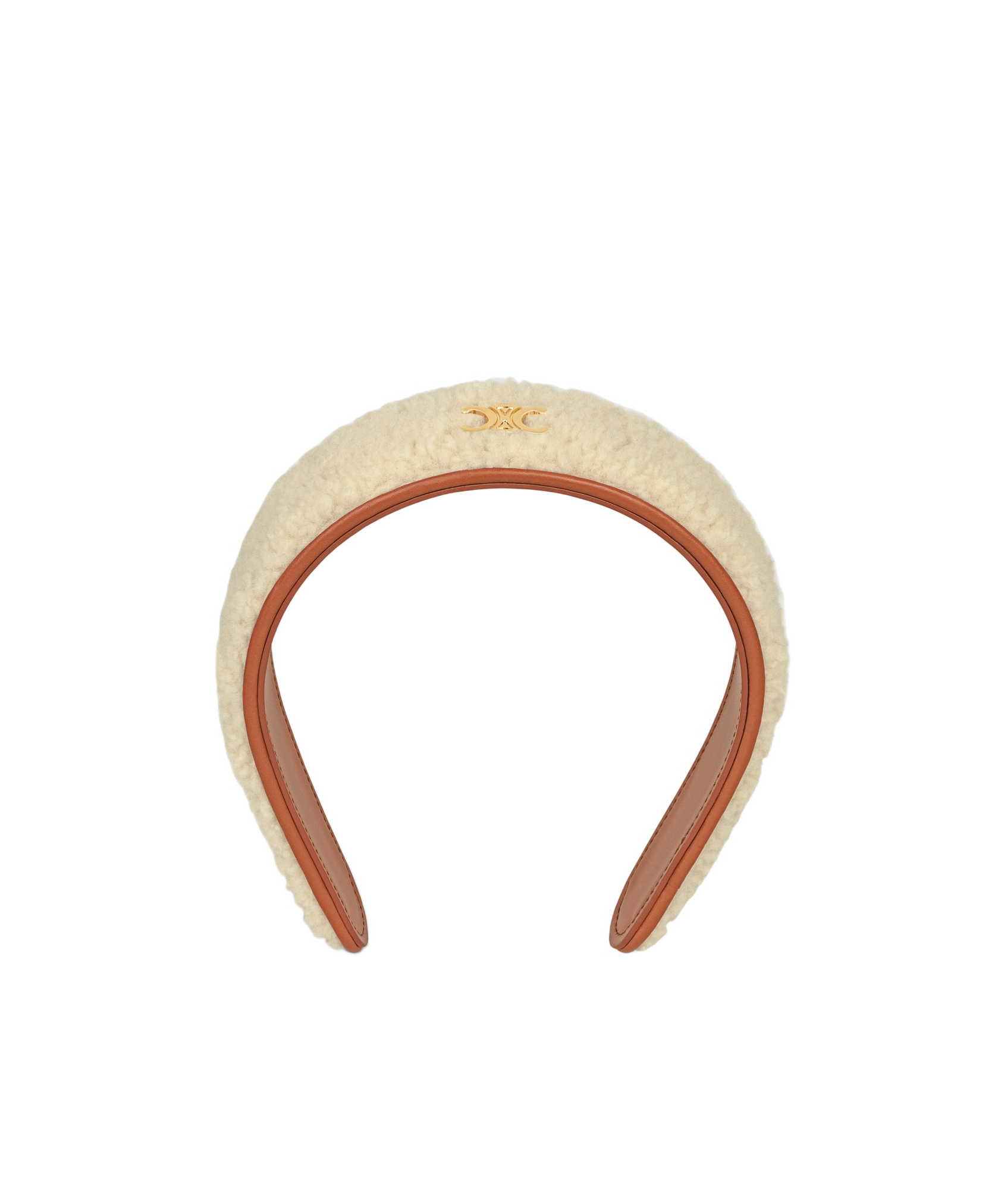 Celine Trimphe Headband In Yellow