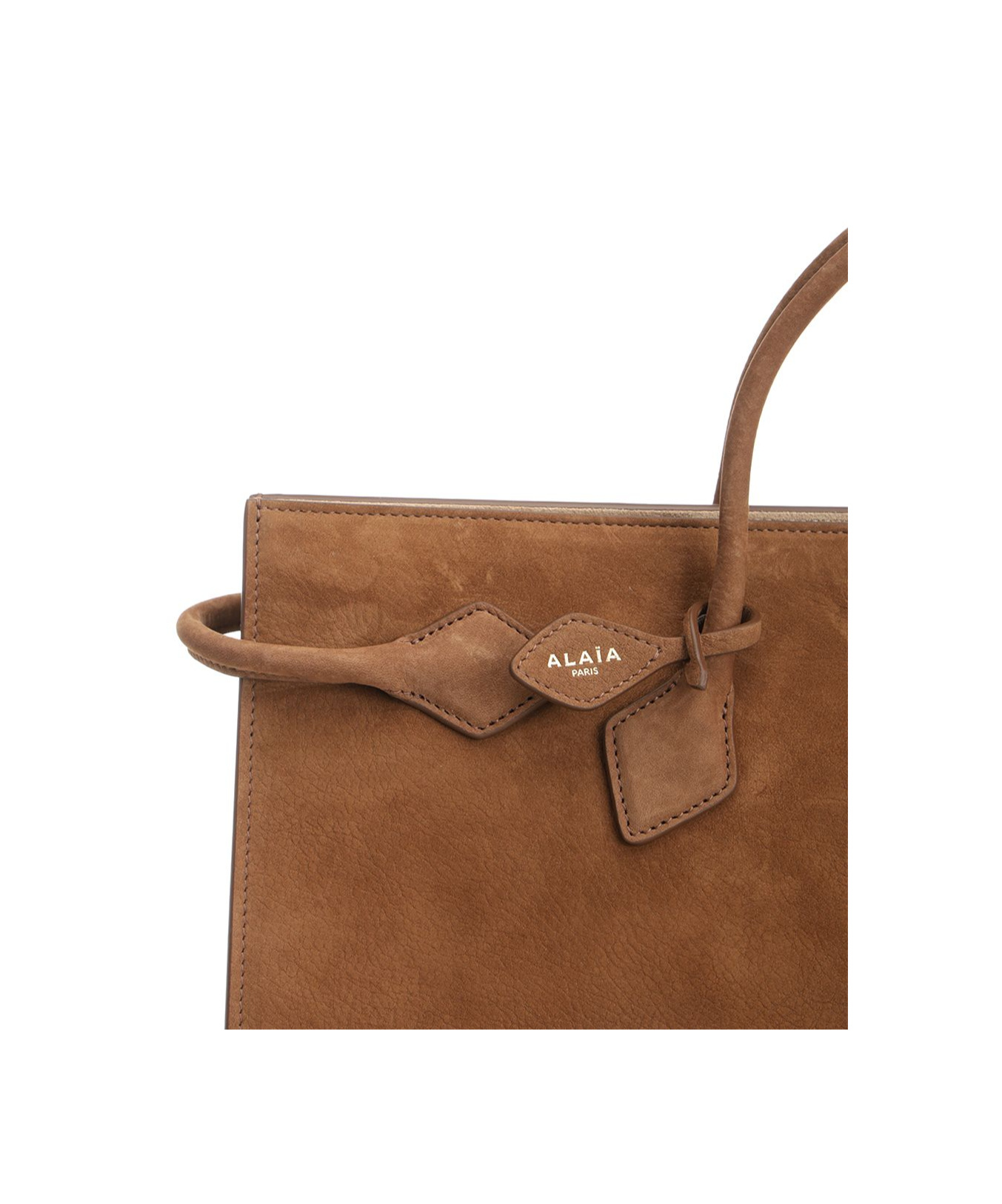 Alaïa Double Handle Tote Bag In Brown