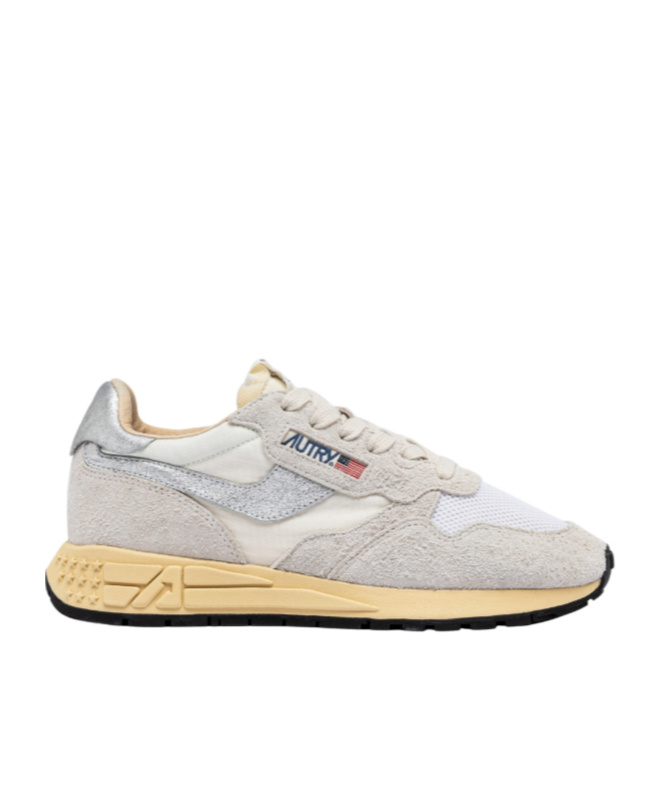 Autry Low-cut Lace-up Sneakers In Gray