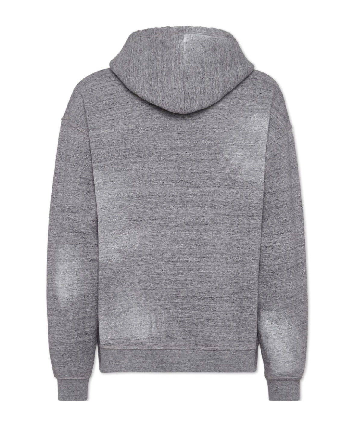 Dsquared2 Logo-print Relaxed Hoodie In Gray