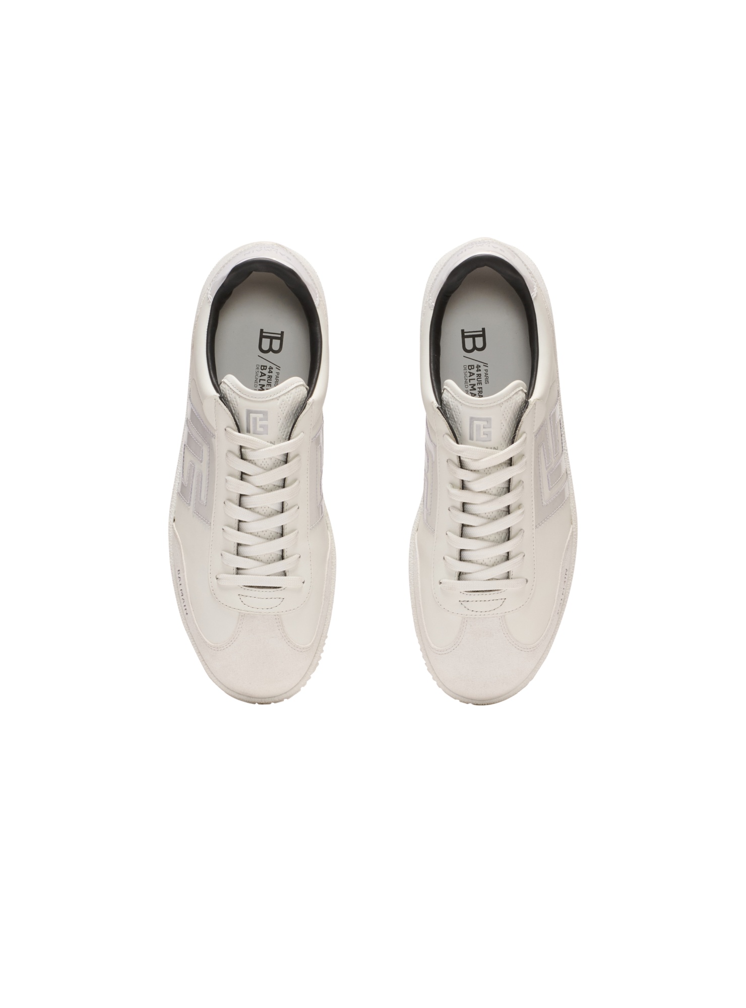 Balmain Swan Sneakers In White