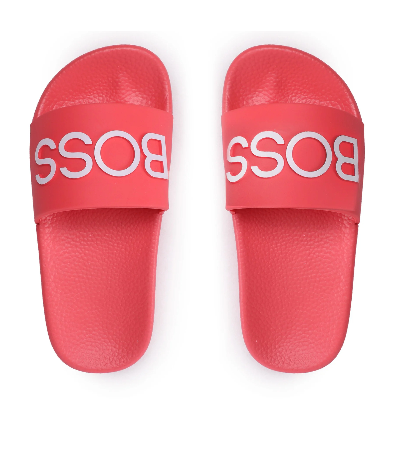 HUGO BOSS SLIP-ON LOGO-PRINT SLIDES