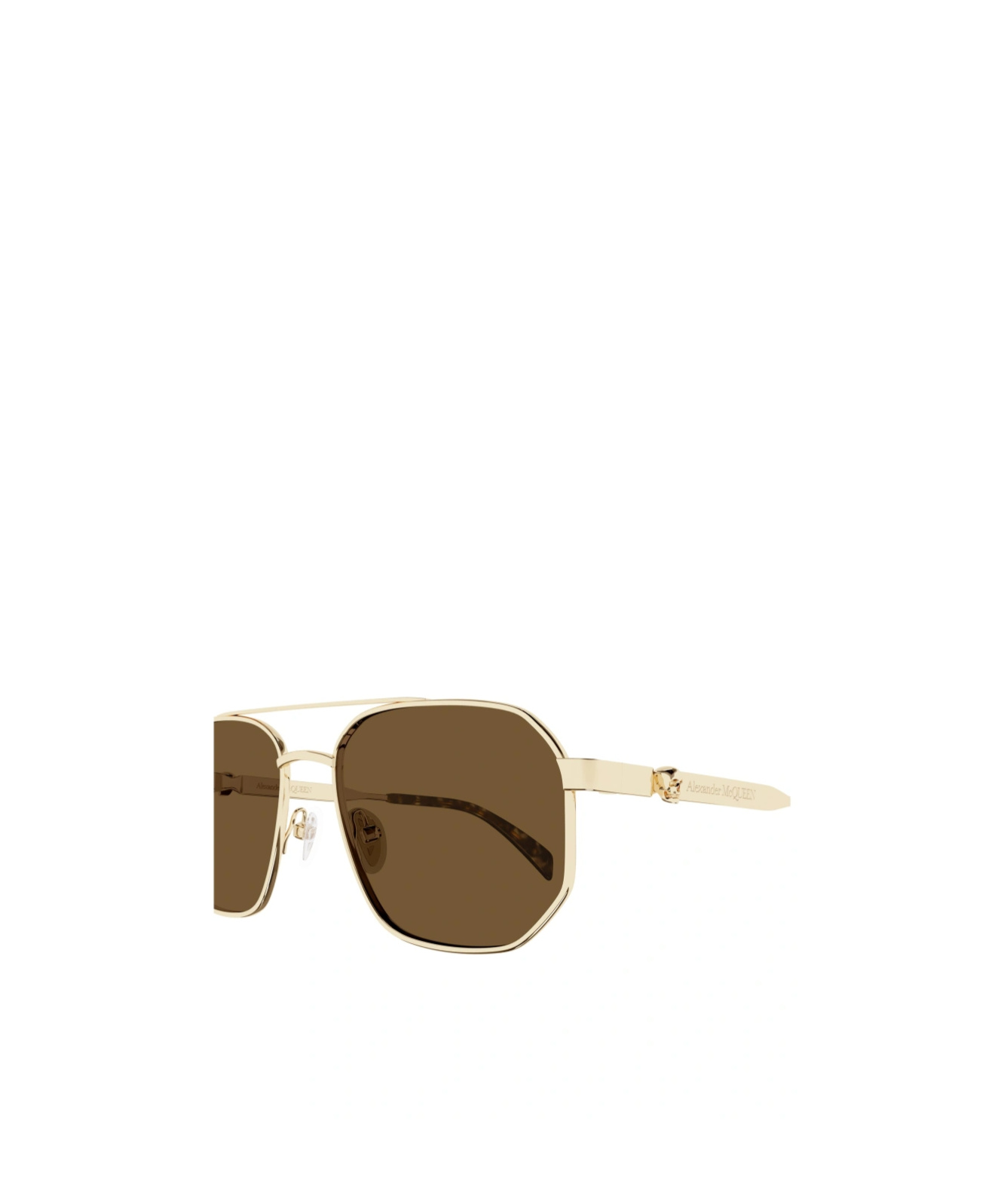 Alexander Mcqueen Eyewear Square Frame Sunglasses In Green