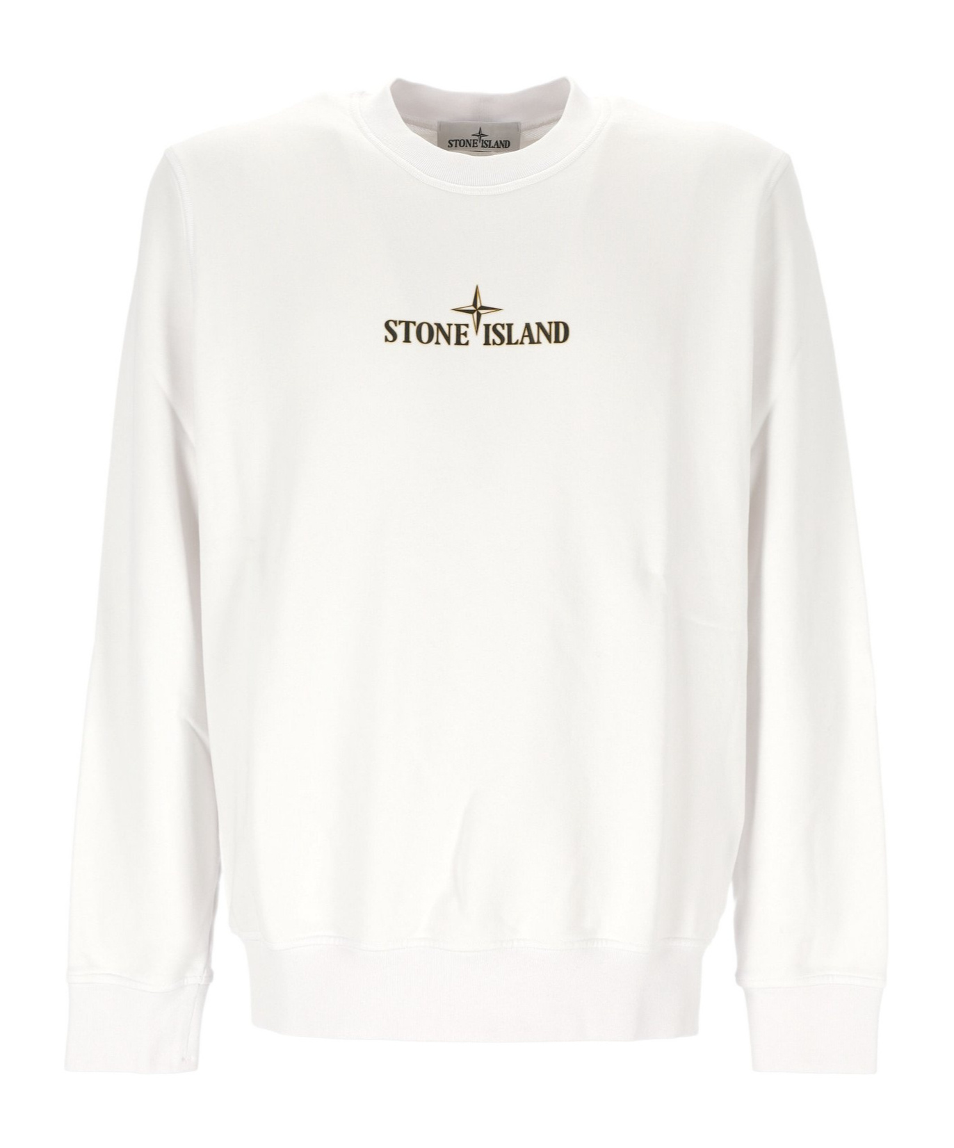 STONE ISLAND STONE ISLAND LOGO PRINTED CREWNECK SWEATSHIRT