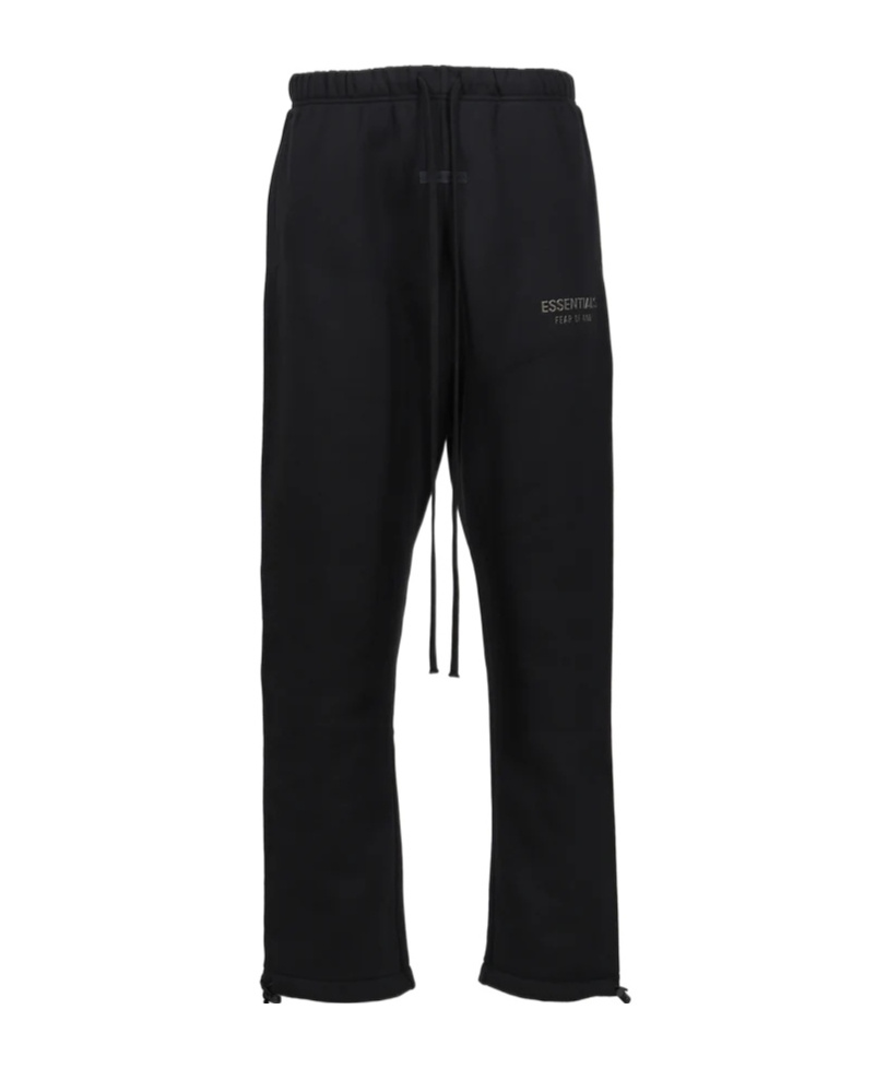 Essentials Elasticated-waistband Joggers In Black