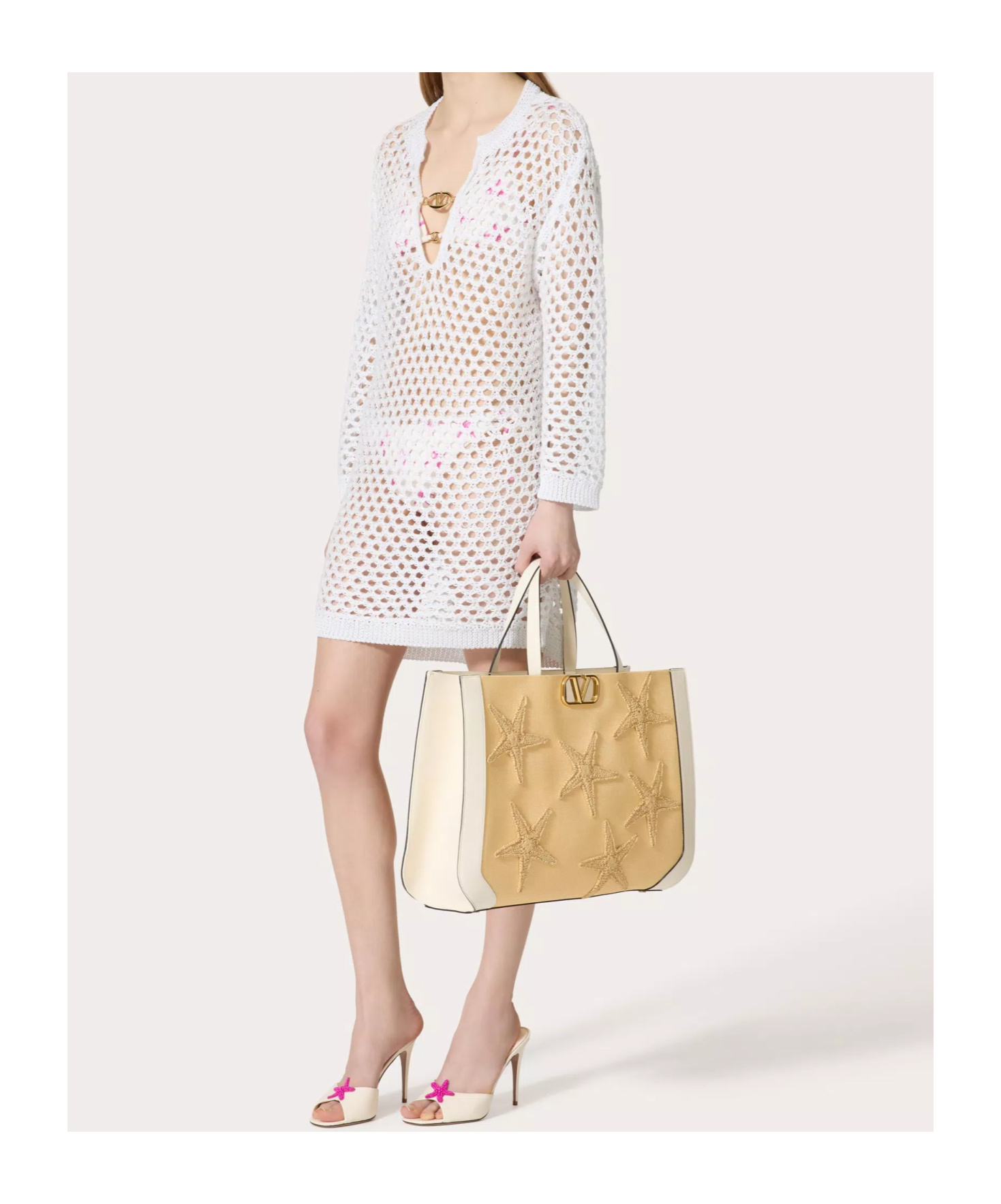 Valentino Mesh Knitted Top