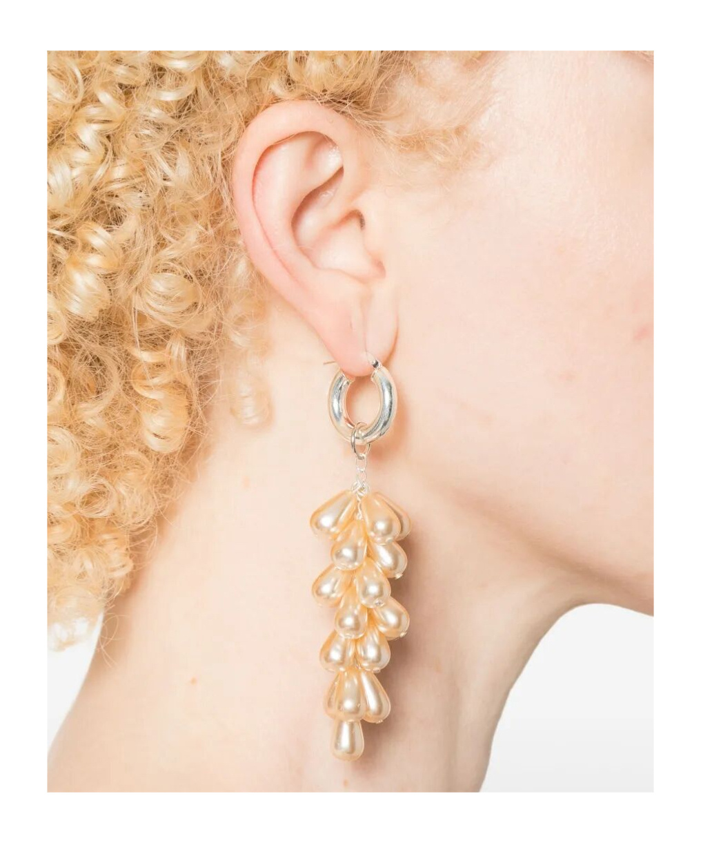 Magda Butrym Pearl Drop Design Earrings For Everyday Wear In Neutral