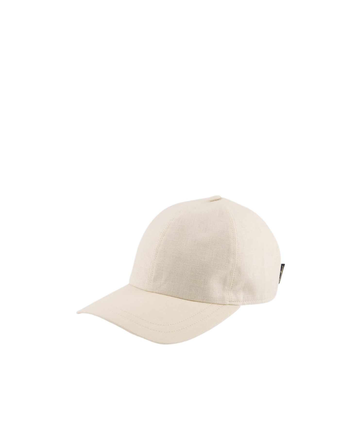 Borsalino Hiker Logo-tag Baseball Cap In White