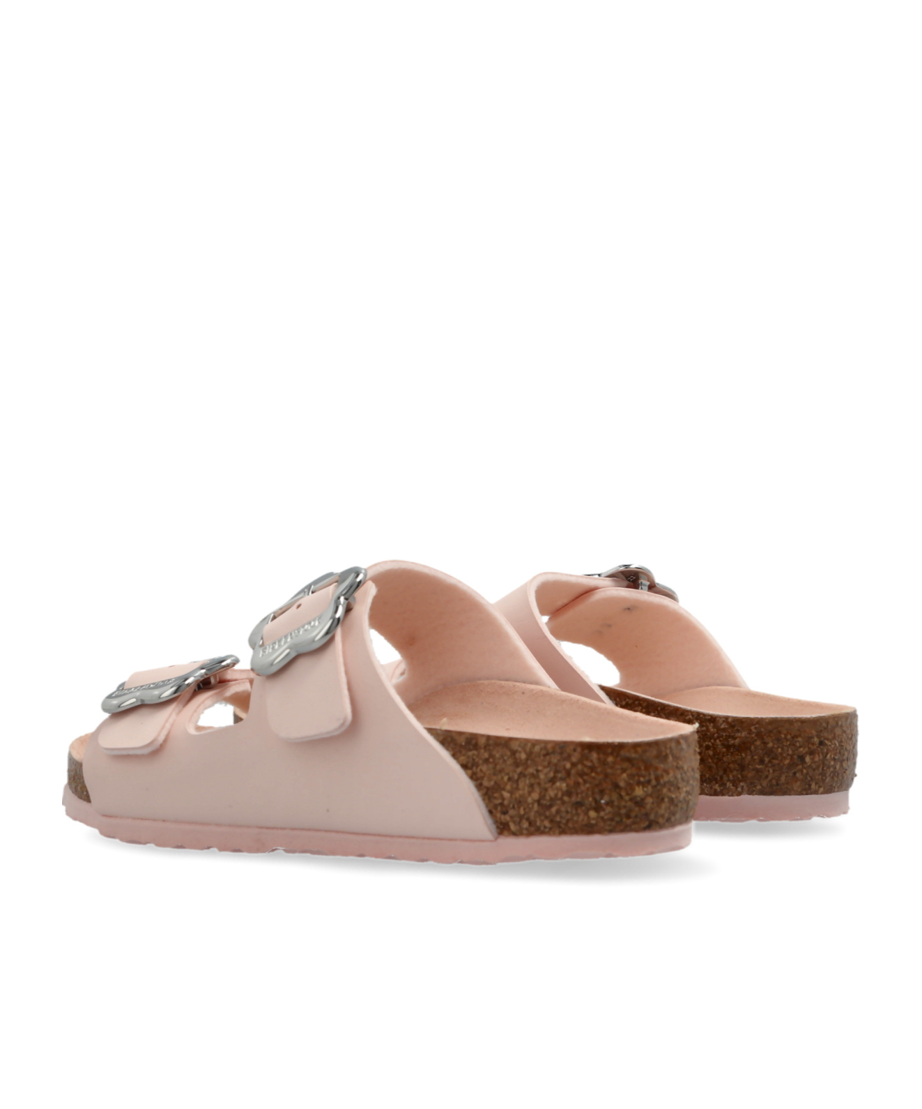 Birkenstock Round Toe Flat Sandals In Nude