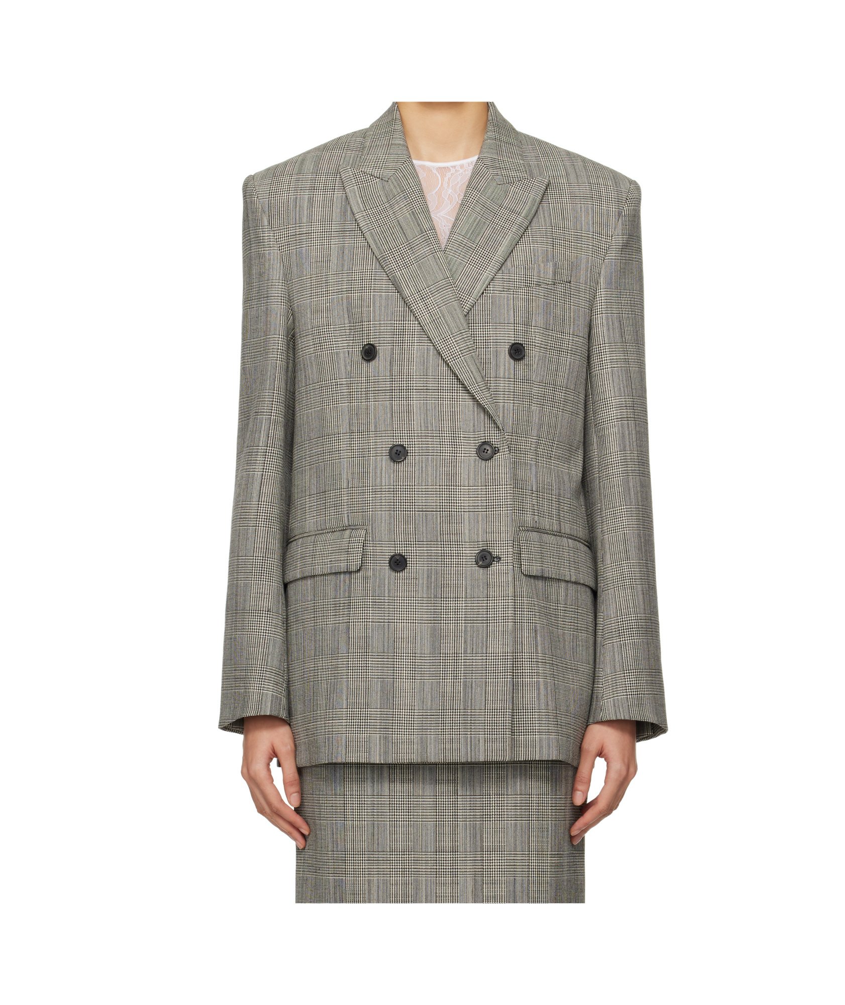 Shop Wardrobe.nyc Double-breasted Blazer