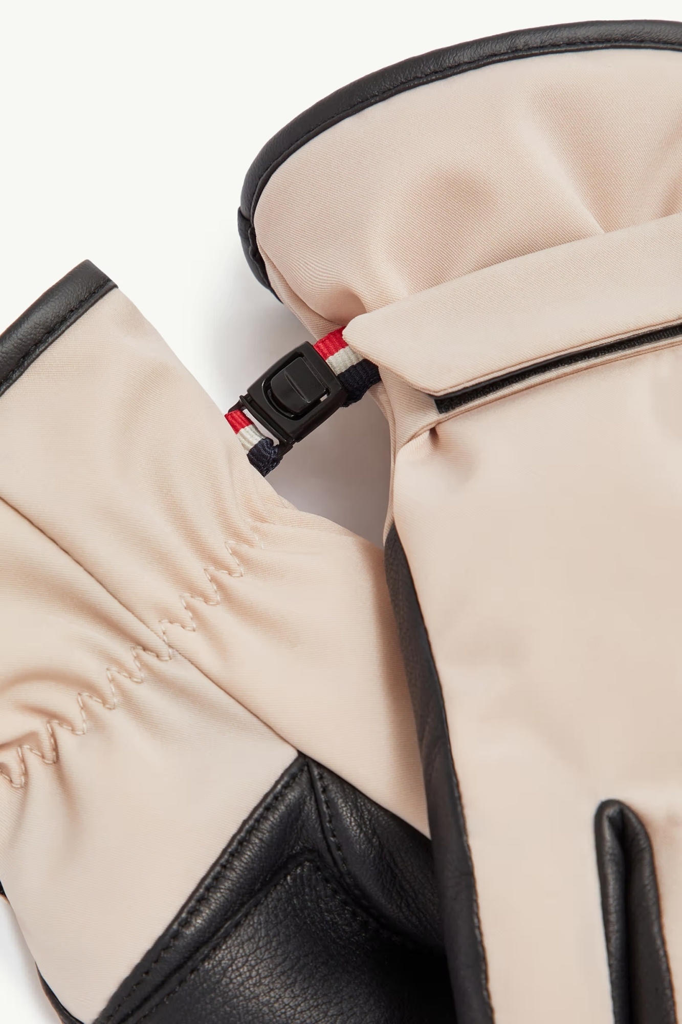Moncler Padded Gloves In Brown