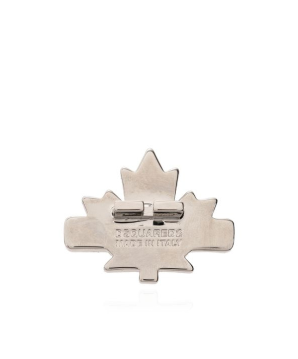 Dsquared2 Enamel-logo Brooche In Yellow