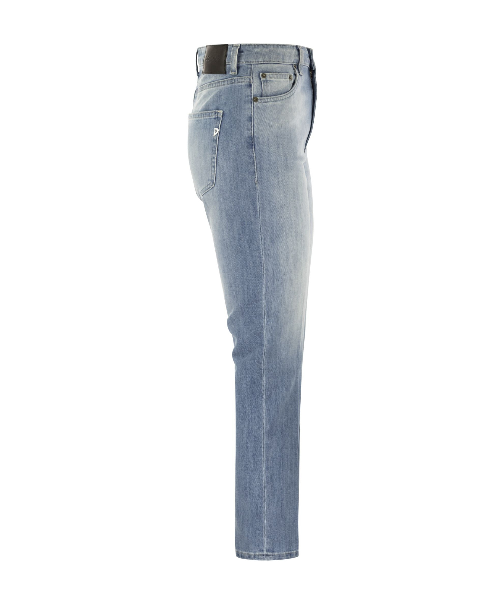 Dondup Cindy - Regular Stretch Denim Jeans In Gray