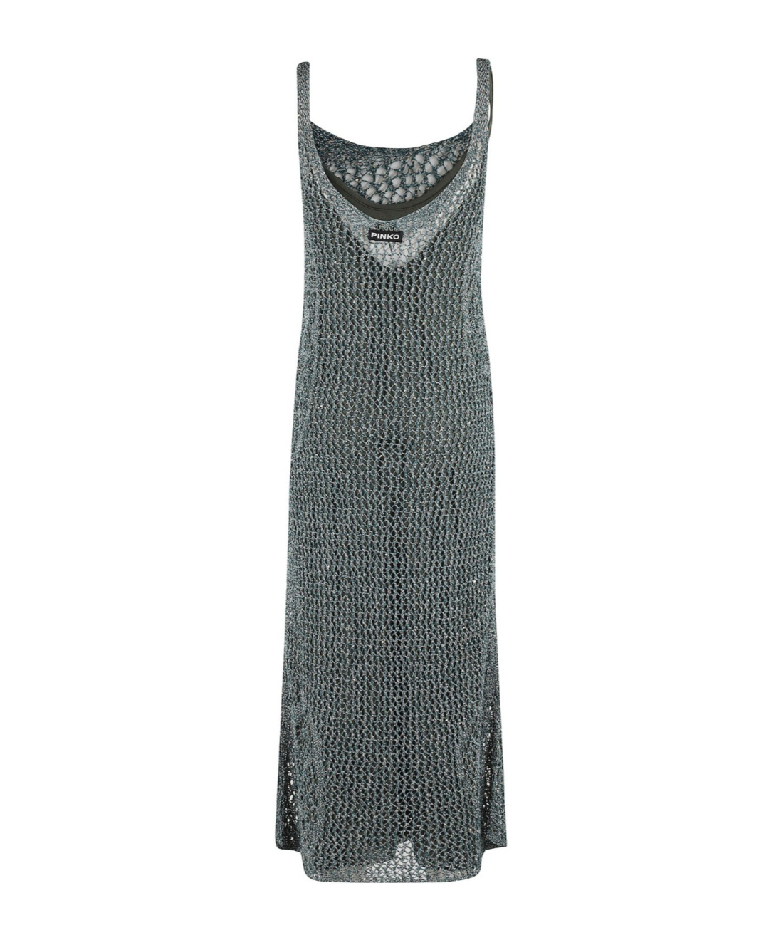 Pinko Viggiano Abito Mesh Openwork In Multi