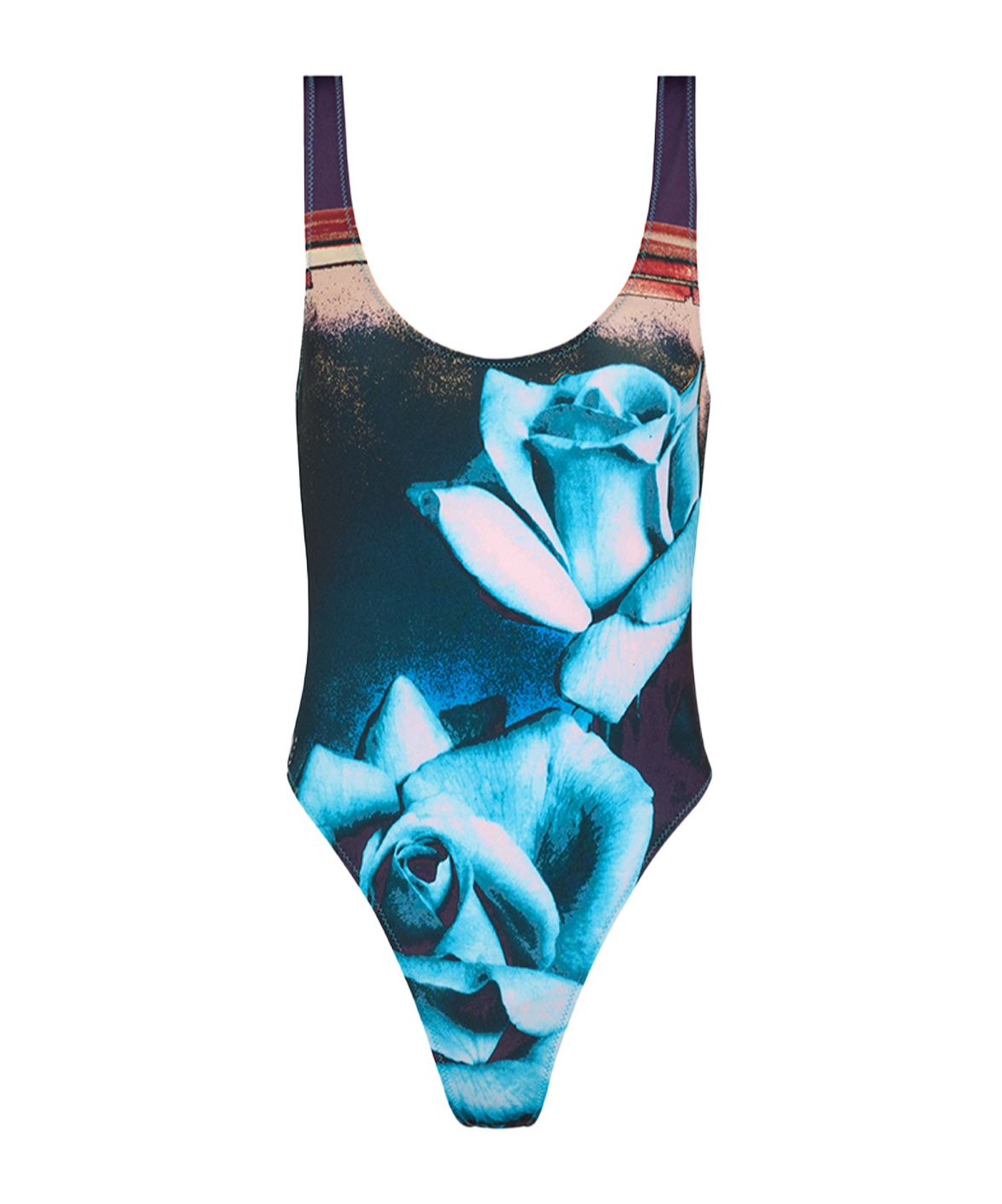 Jean Paul Gaultier Roses Printed Swimsuit